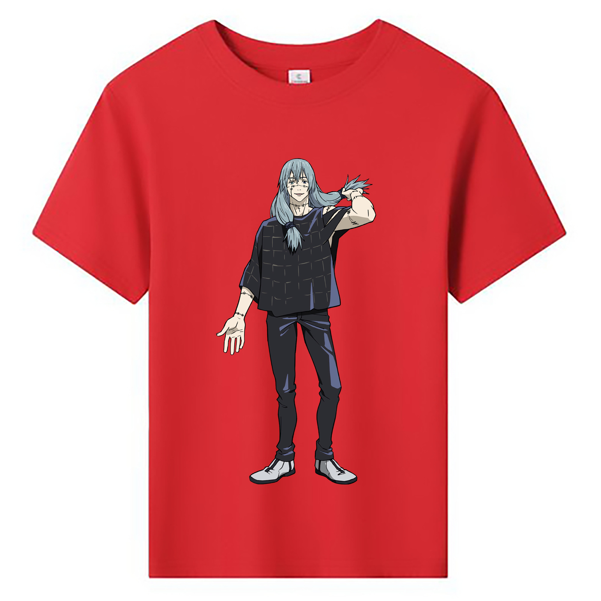 （画像用） 呪術廻戦 Jujutsu Kaisen 綿100％キッズTシャツ（フロントプリント）