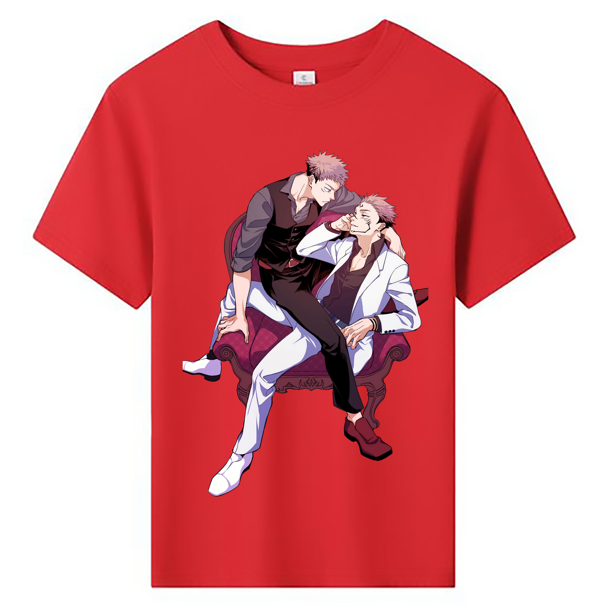 （画像用） 呪術廻戦 Jujutsu Kaisen 綿100％キッズTシャツ（フロントプリント）