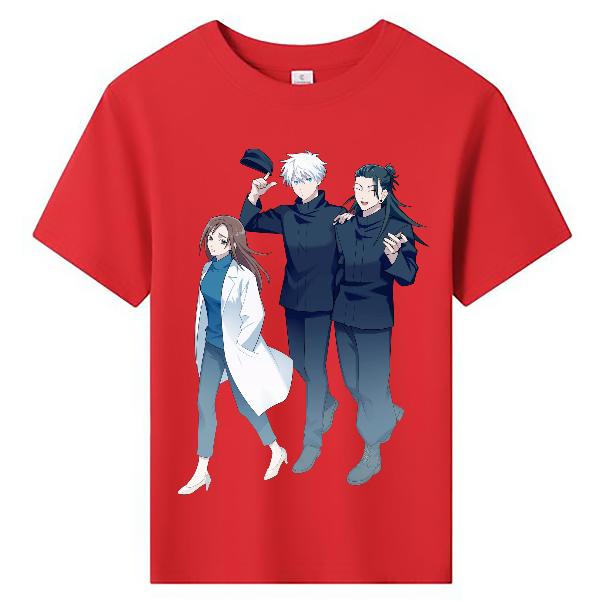 （画像用） 呪術廻戦 Jujutsu Kaisen 綿100％キッズTシャツ（フロントプリント）
