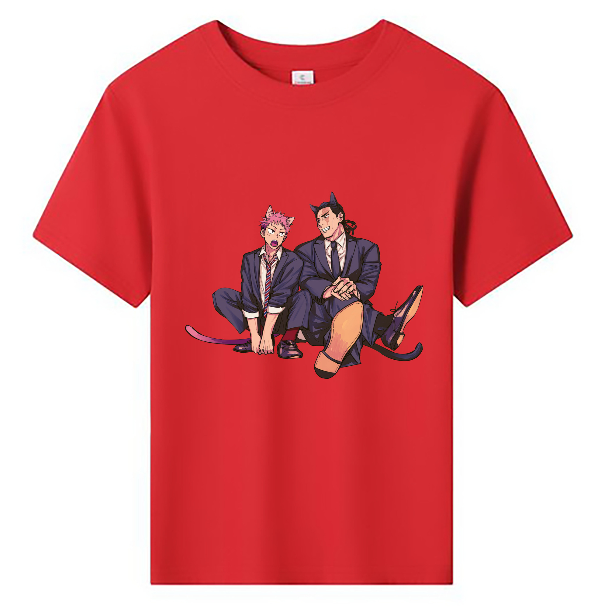 （画像用） 呪術廻戦 Jujutsu Kaisen 綿100％キッズTシャツ（フロントプリント）