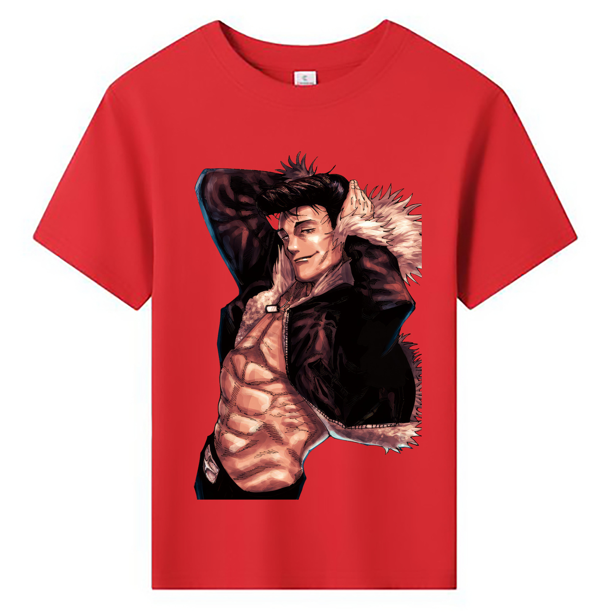 （画像用） 呪術廻戦 Jujutsu Kaisen 綿100％キッズTシャツ（フロントプリント）
