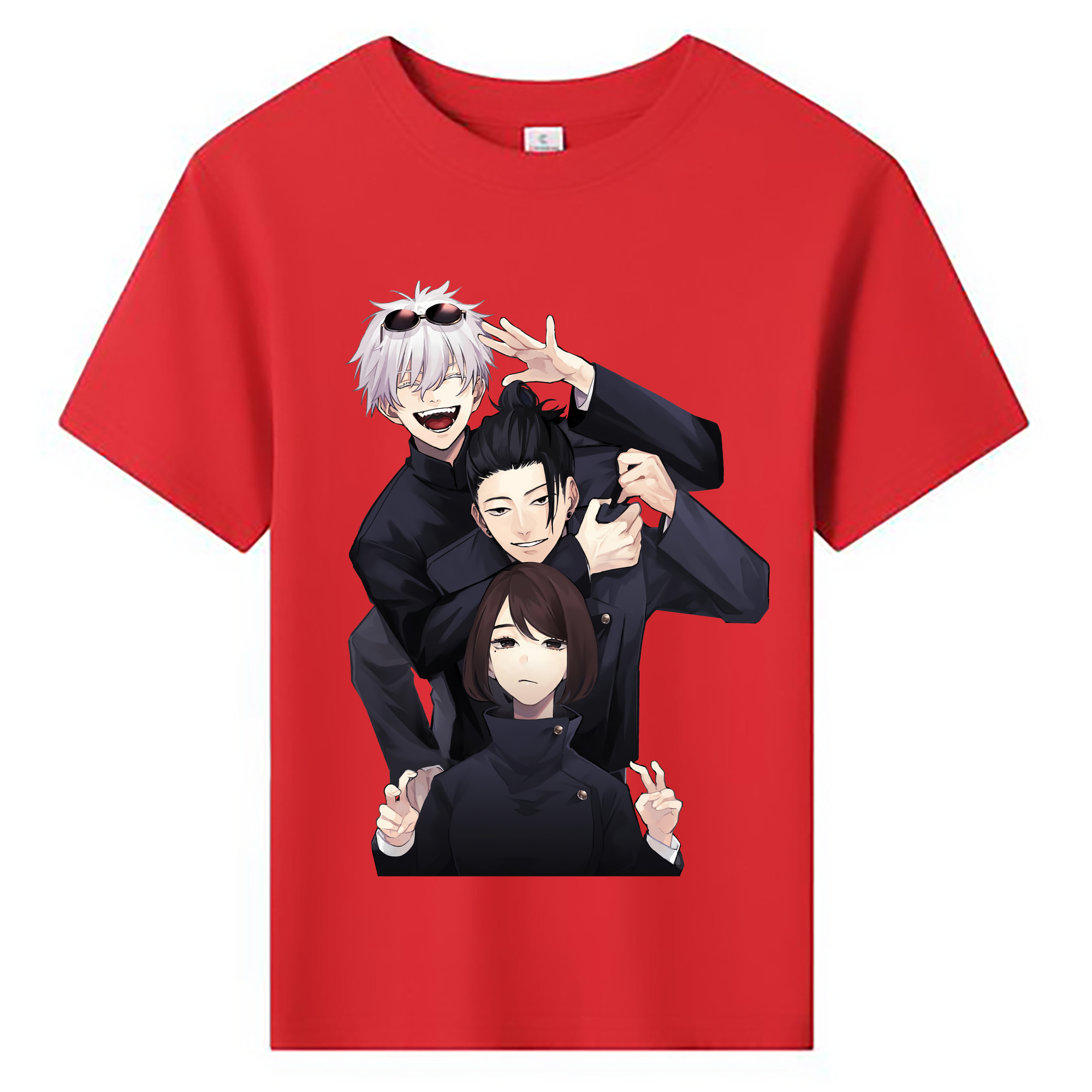 （画像用） 呪術廻戦 Jujutsu Kaisen 綿100％キッズTシャツ（フロントプリント）