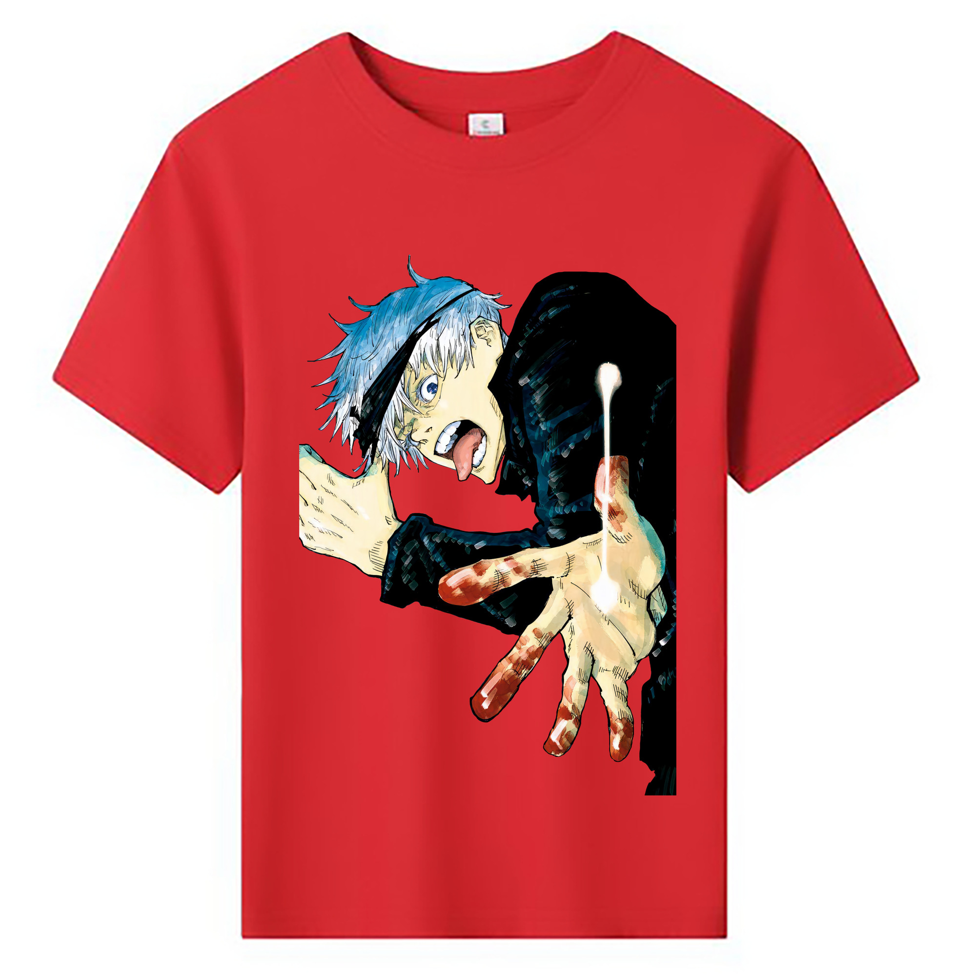（画像用） 呪術廻戦 Jujutsu Kaisen 綿100％キッズTシャツ（フロントプリント）