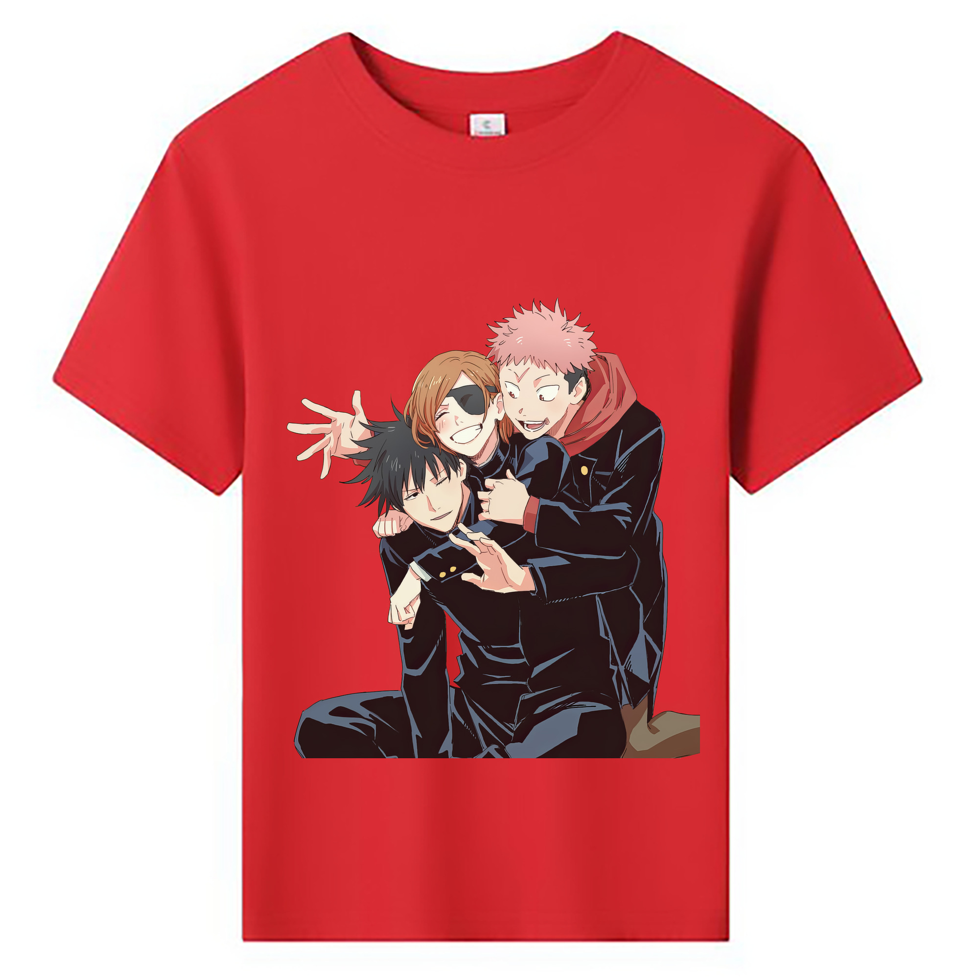 （画像用） 呪術廻戦 Jujutsu Kaisen 綿100％キッズTシャツ（フロントプリント）