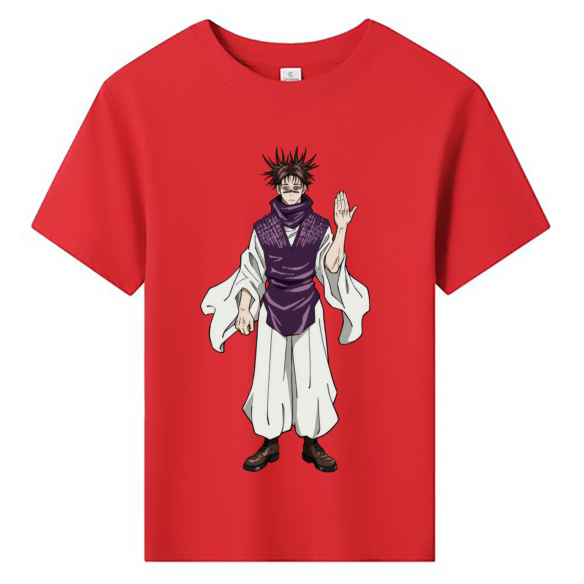 （画像用） 呪術廻戦 Jujutsu Kaisen 綿100％キッズTシャツ（フロントプリント）