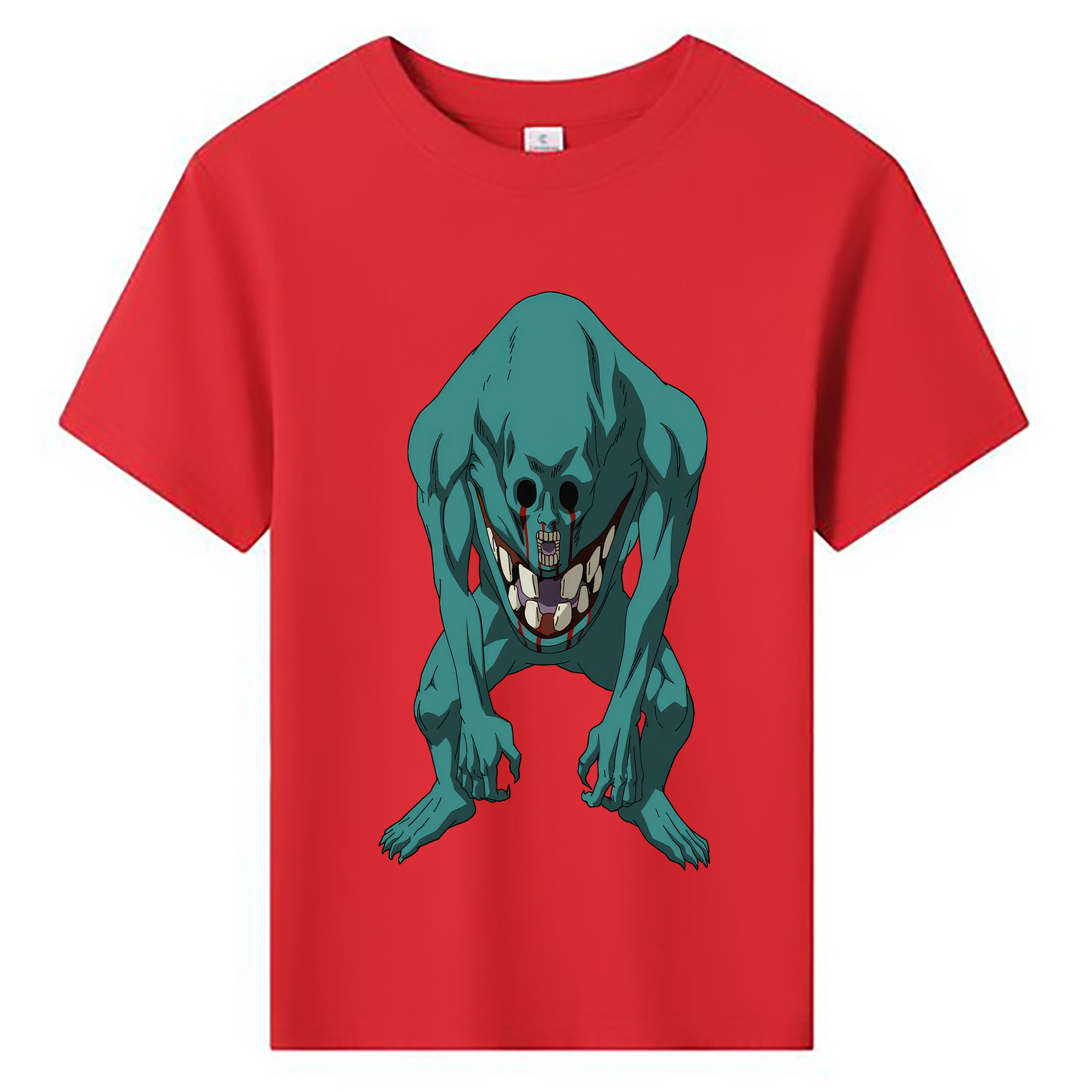 （画像用） 呪術廻戦 Jujutsu Kaisen 綿100％キッズTシャツ（フロントプリント）