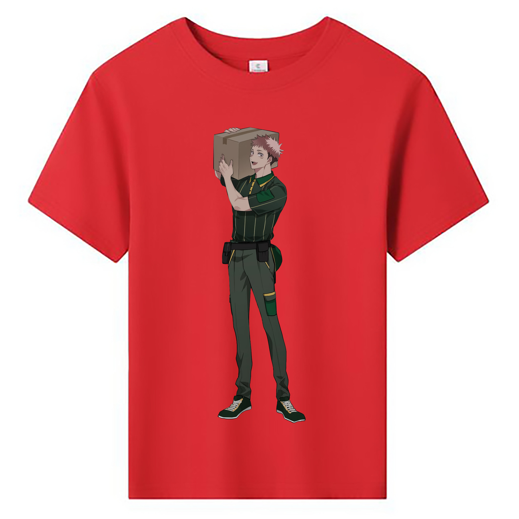 （画像用） 呪術廻戦 Jujutsu Kaisen 綿100％キッズTシャツ（フロントプリント）