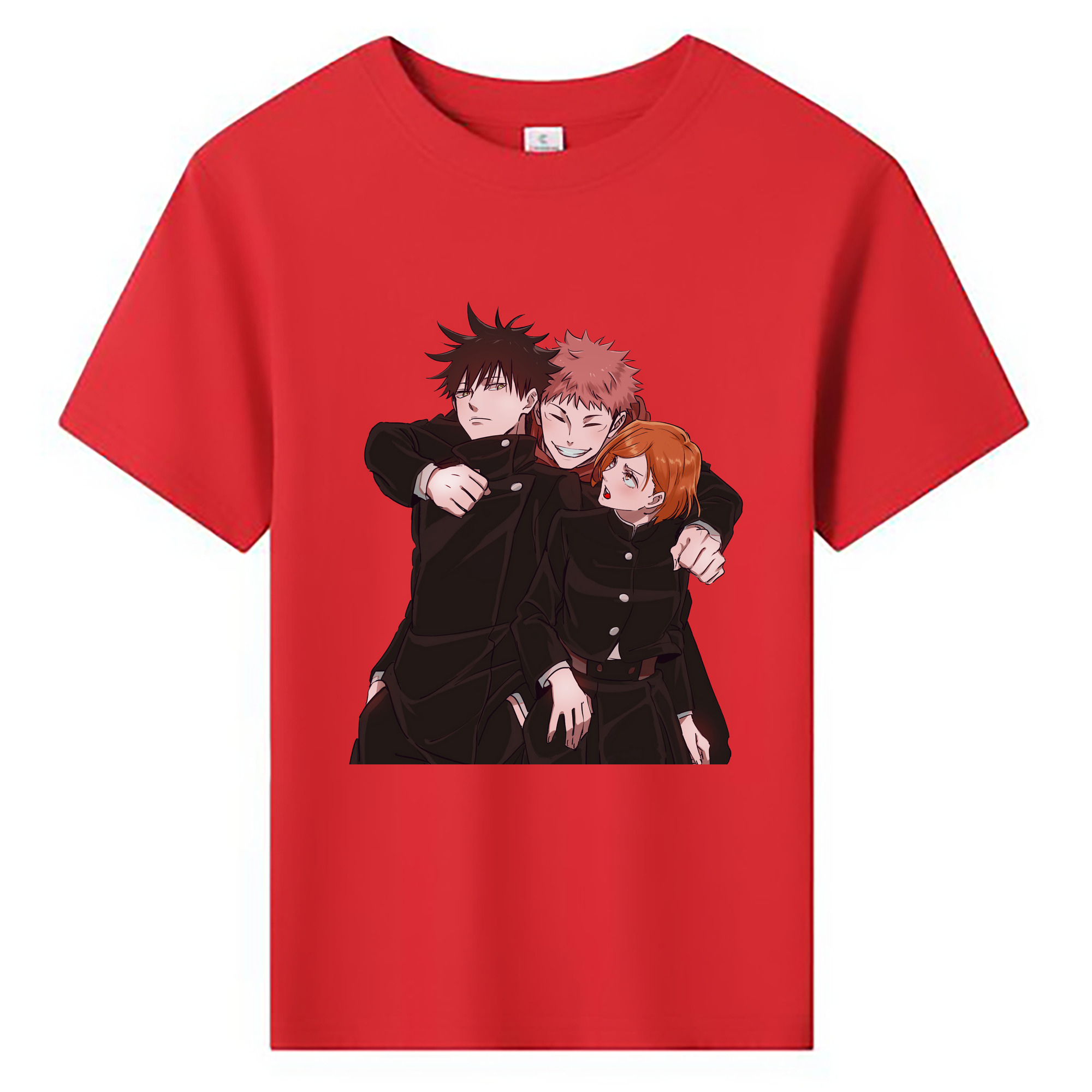 （画像用） 呪術廻戦 Jujutsu Kaisen 綿100％キッズTシャツ（フロントプリント）