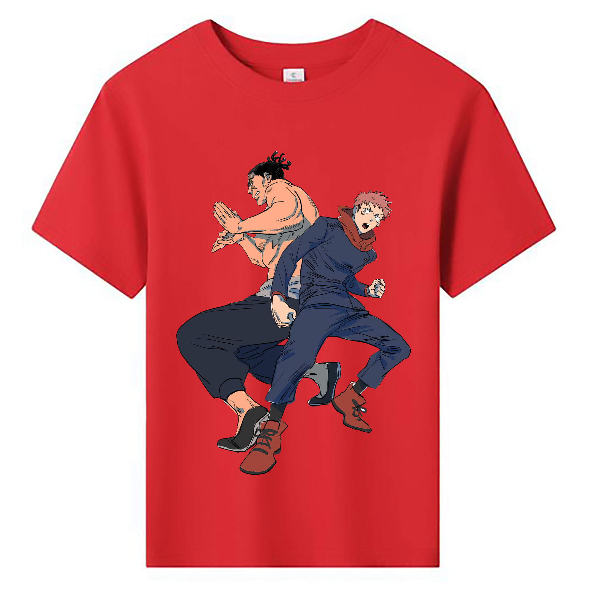 （画像用） 呪術廻戦 Jujutsu Kaisen 綿100％キッズTシャツ（フロントプリント）