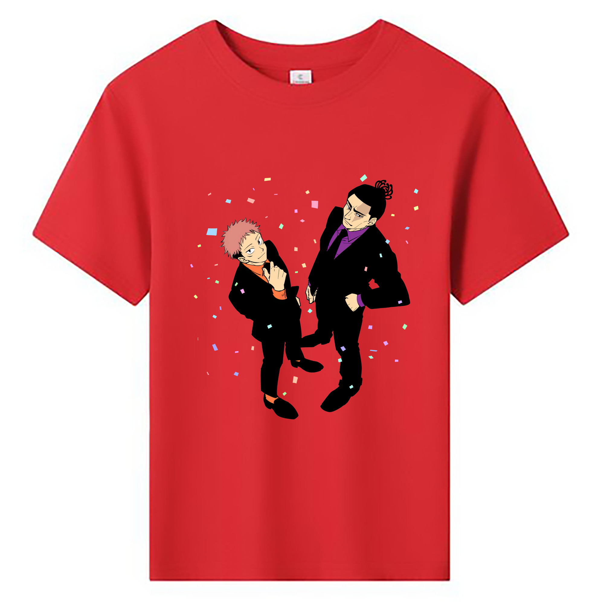 （画像用） 呪術廻戦 Jujutsu Kaisen 綿100％キッズTシャツ（フロントプリント）