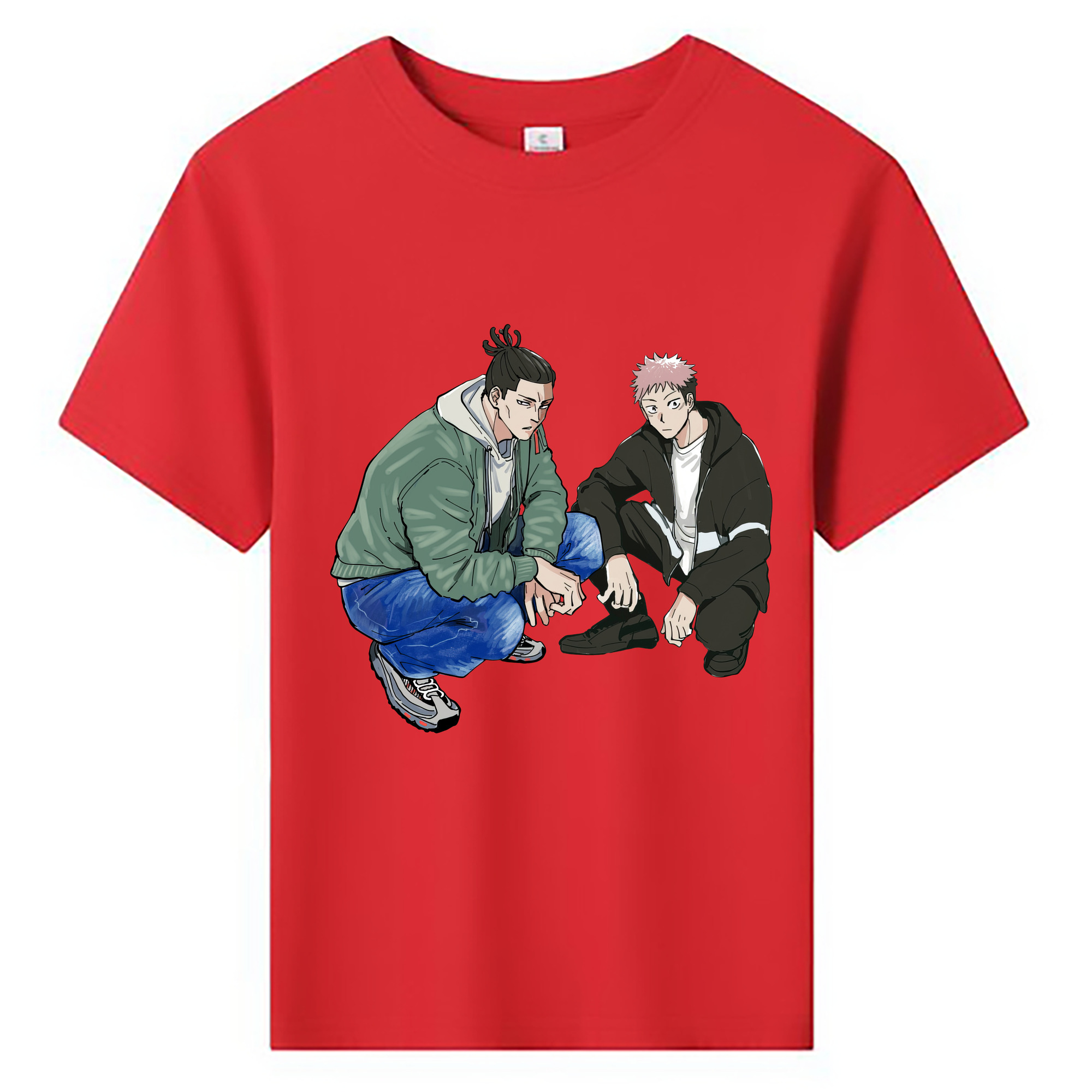 （画像用） 呪術廻戦 Jujutsu Kaisen 綿100％キッズTシャツ（フロントプリント）