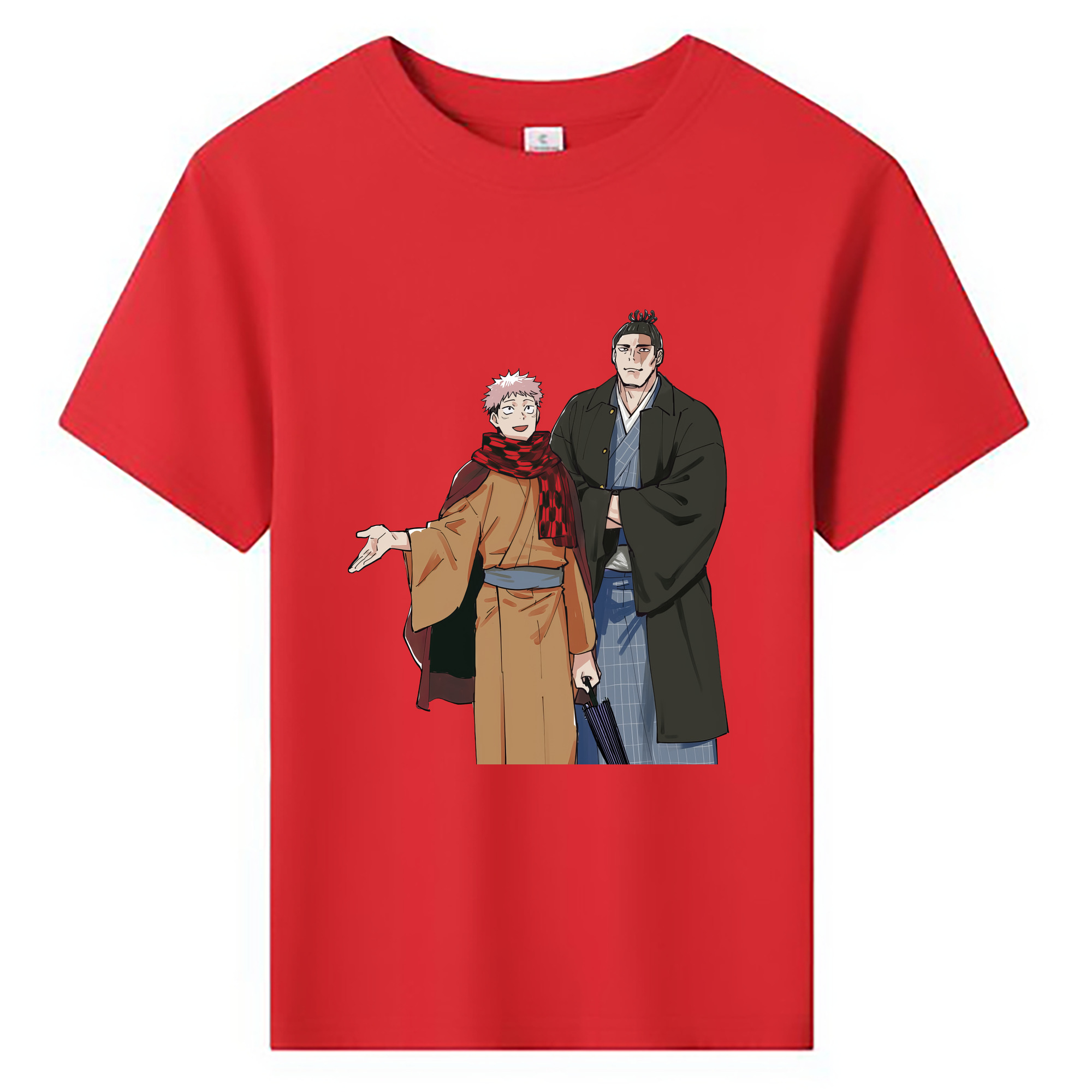 （画像用） 呪術廻戦 Jujutsu Kaisen 綿100％キッズTシャツ（フロントプリント）