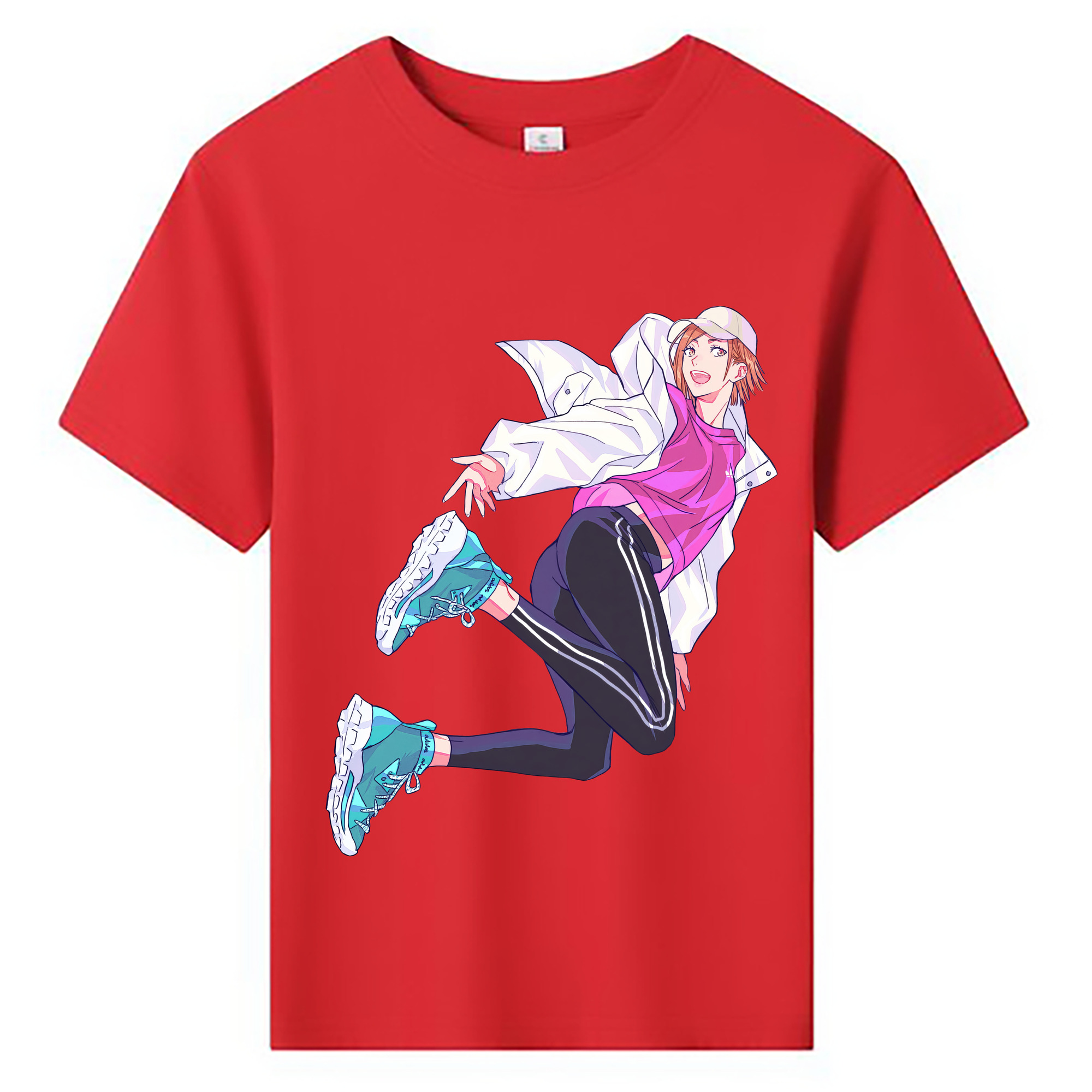 （画像用） 呪術廻戦 Jujutsu Kaisen 綿100％キッズTシャツ（フロントプリント）
