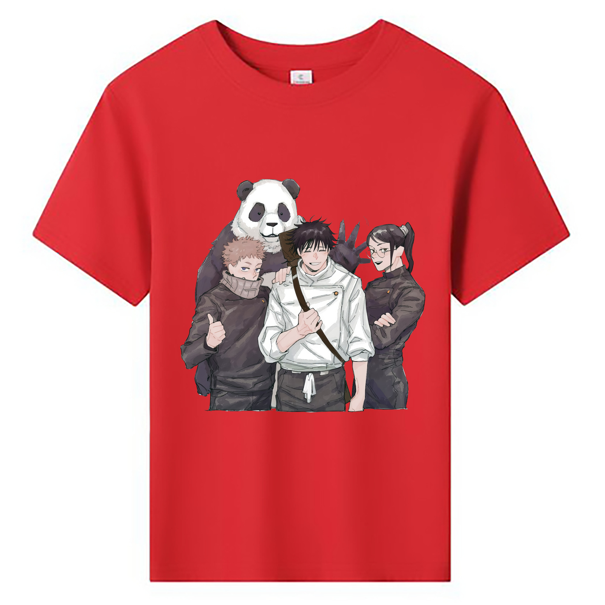 （画像用） 呪術廻戦 Jujutsu Kaisen 綿100％キッズTシャツ（フロントプリント）