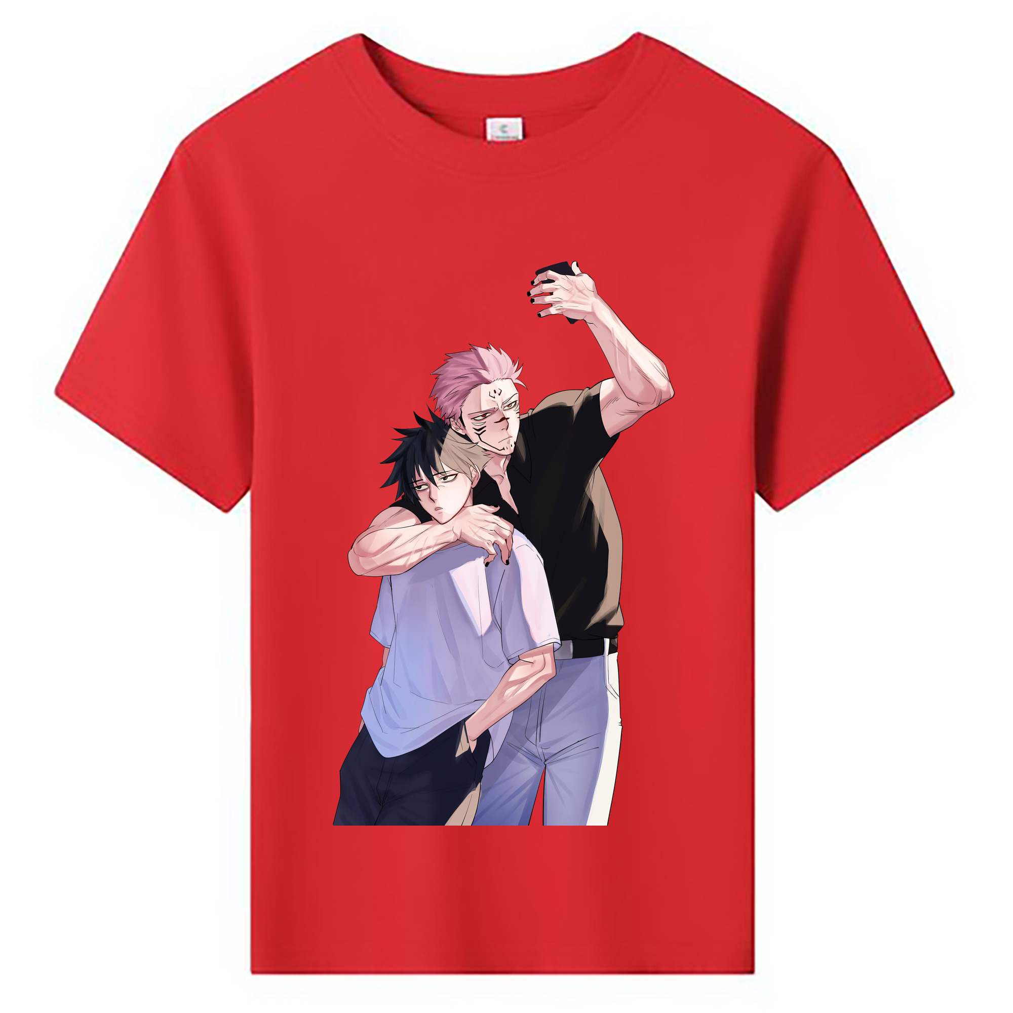 （画像用） 呪術廻戦 Jujutsu Kaisen 綿100％キッズTシャツ（フロントプリント）