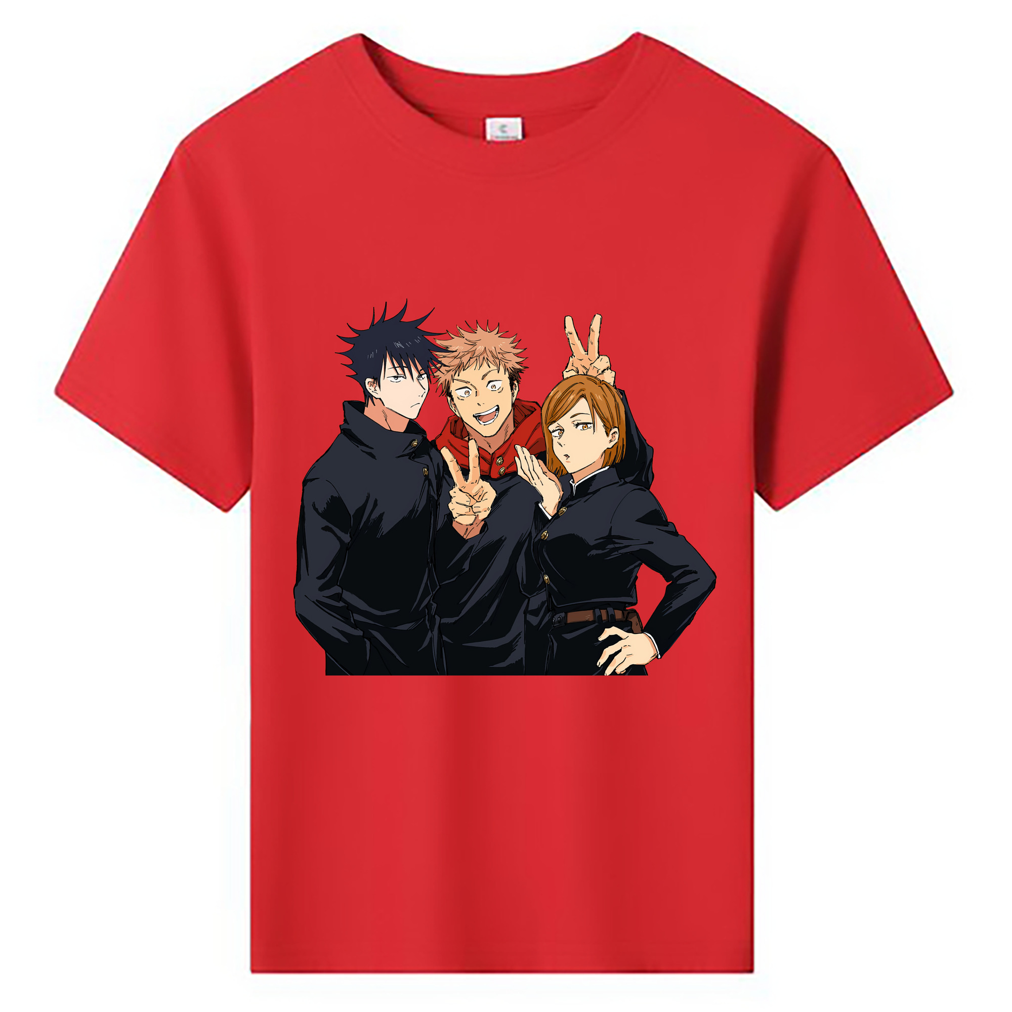 （画像用） 呪術廻戦 Jujutsu Kaisen 綿100％キッズTシャツ（フロントプリント）