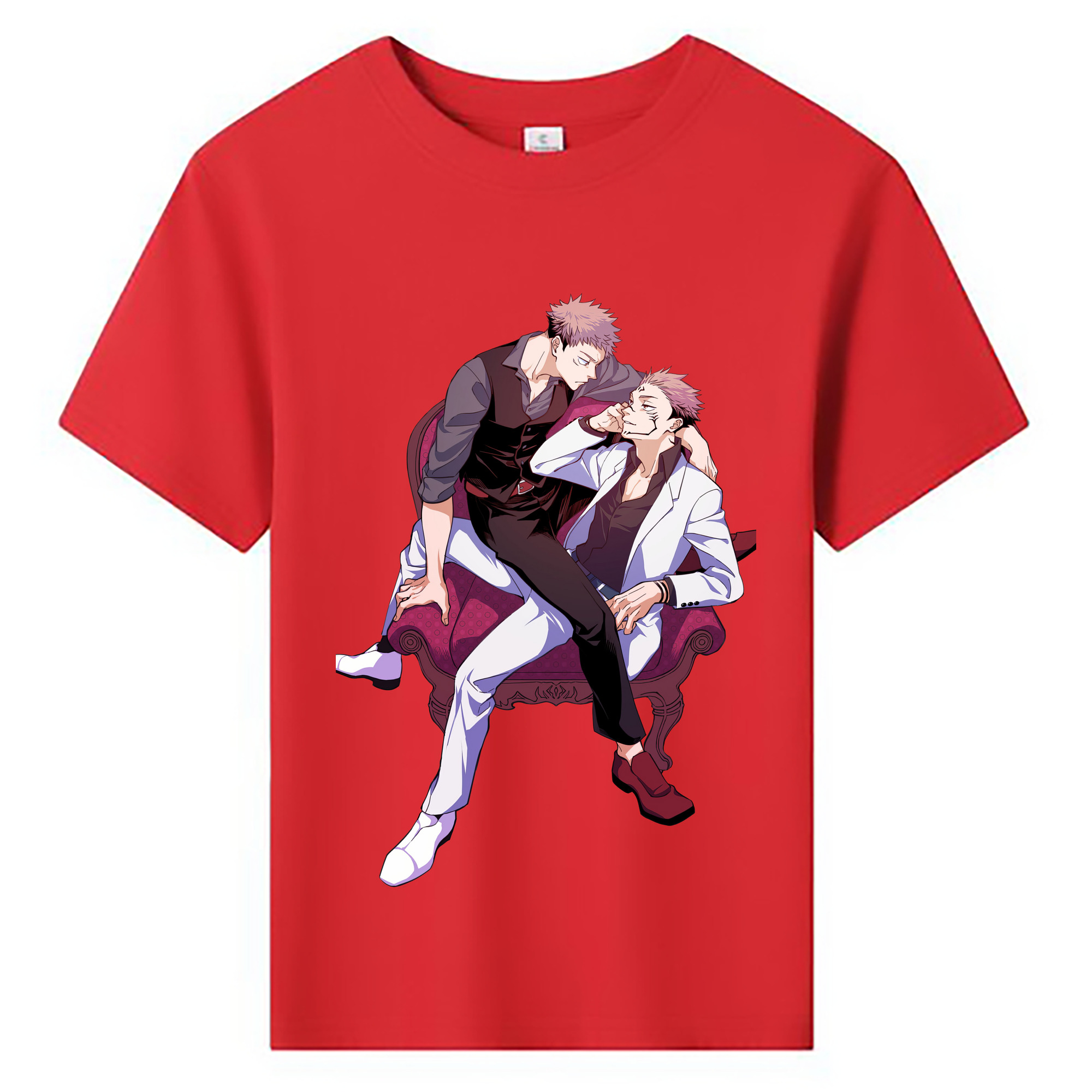 （画像用） 呪術廻戦 Jujutsu Kaisen 綿100％キッズTシャツ（フロントプリント）