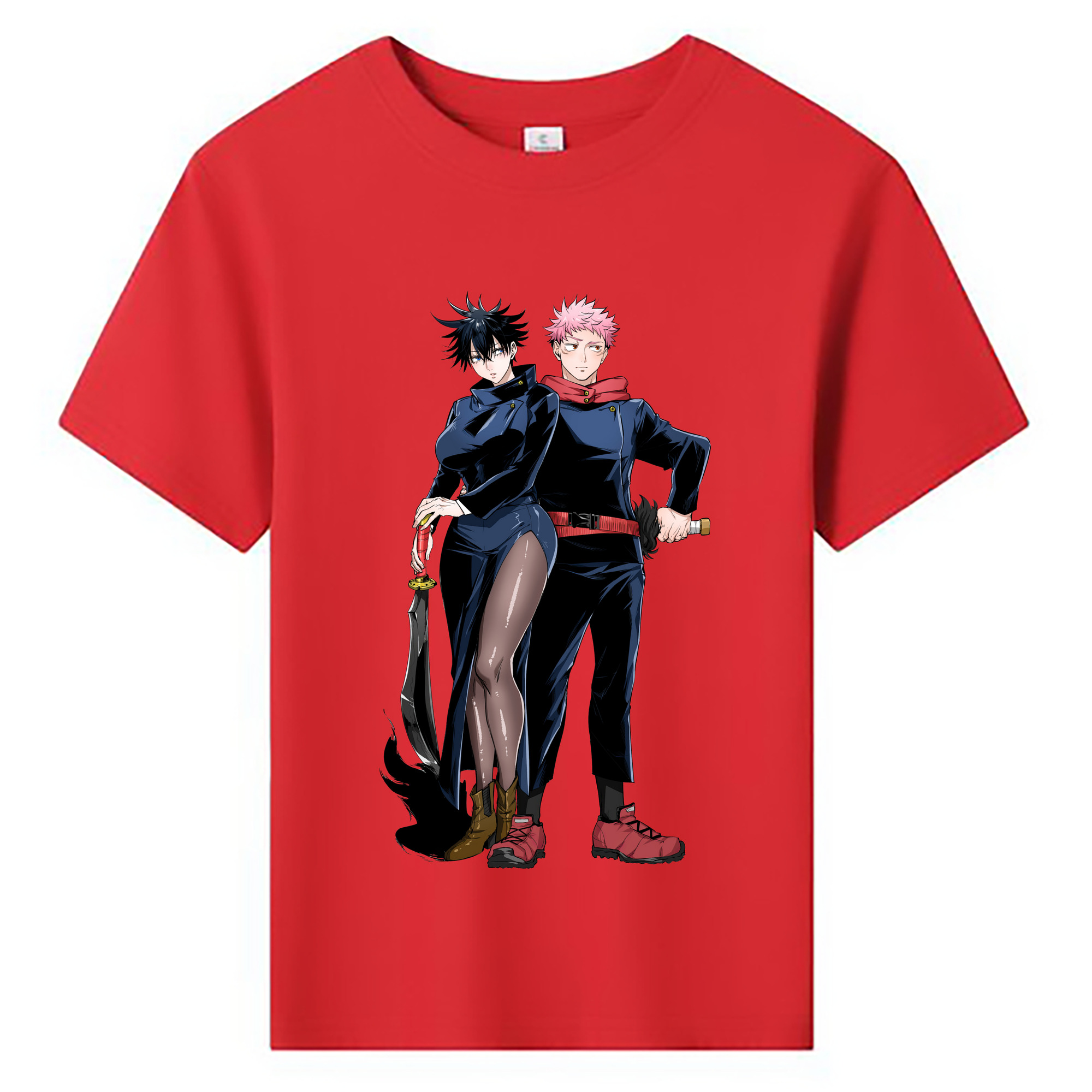（画像用） 呪術廻戦 Jujutsu Kaisen 綿100％キッズTシャツ（フロントプリント）