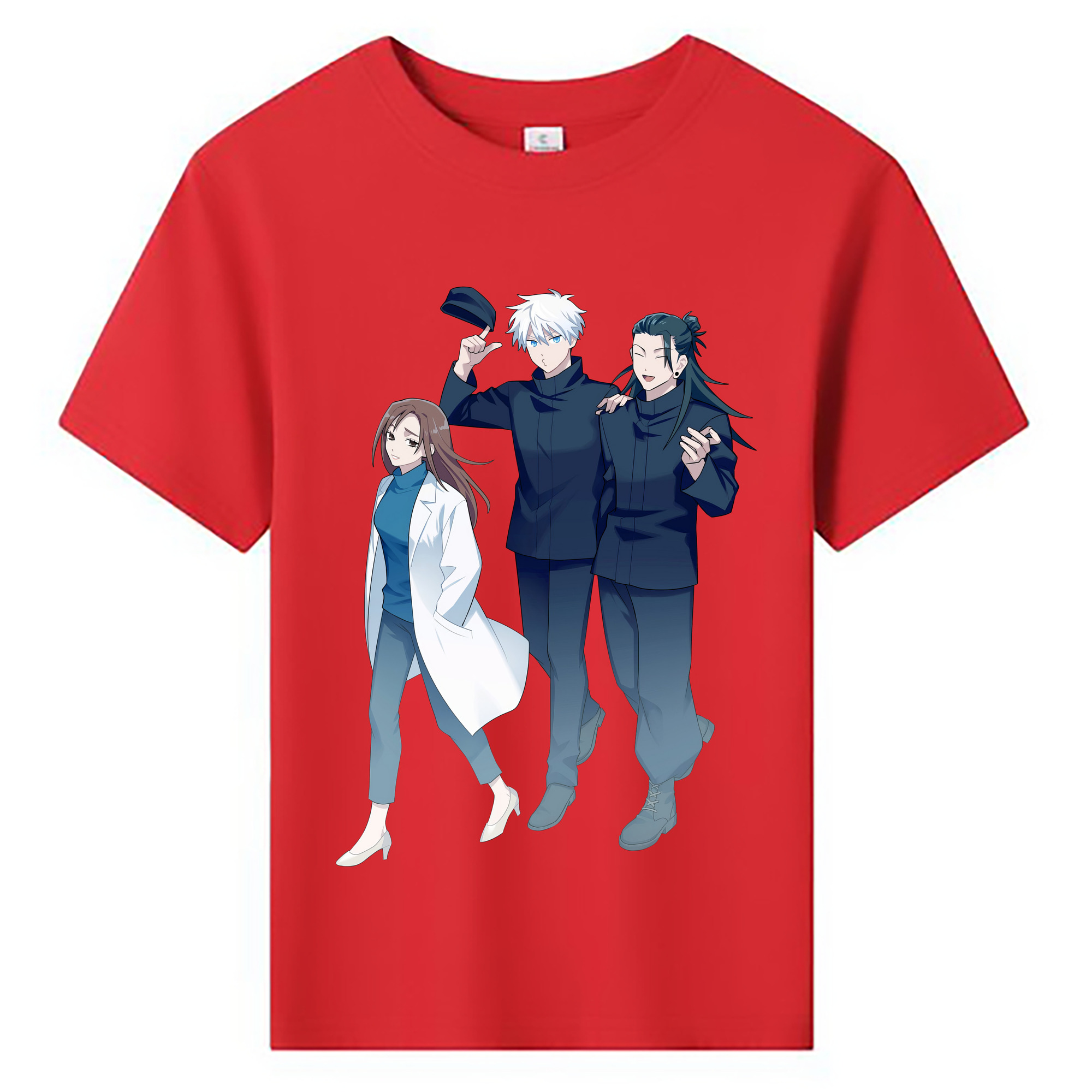 （画像用） 呪術廻戦 Jujutsu Kaisen 綿100％キッズTシャツ（フロントプリント）