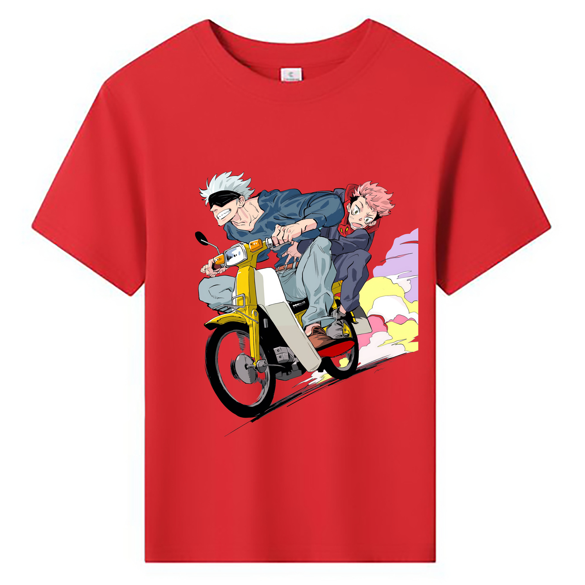 （画像用） 呪術廻戦 Jujutsu Kaisen 綿100％キッズTシャツ（フロントプリント）