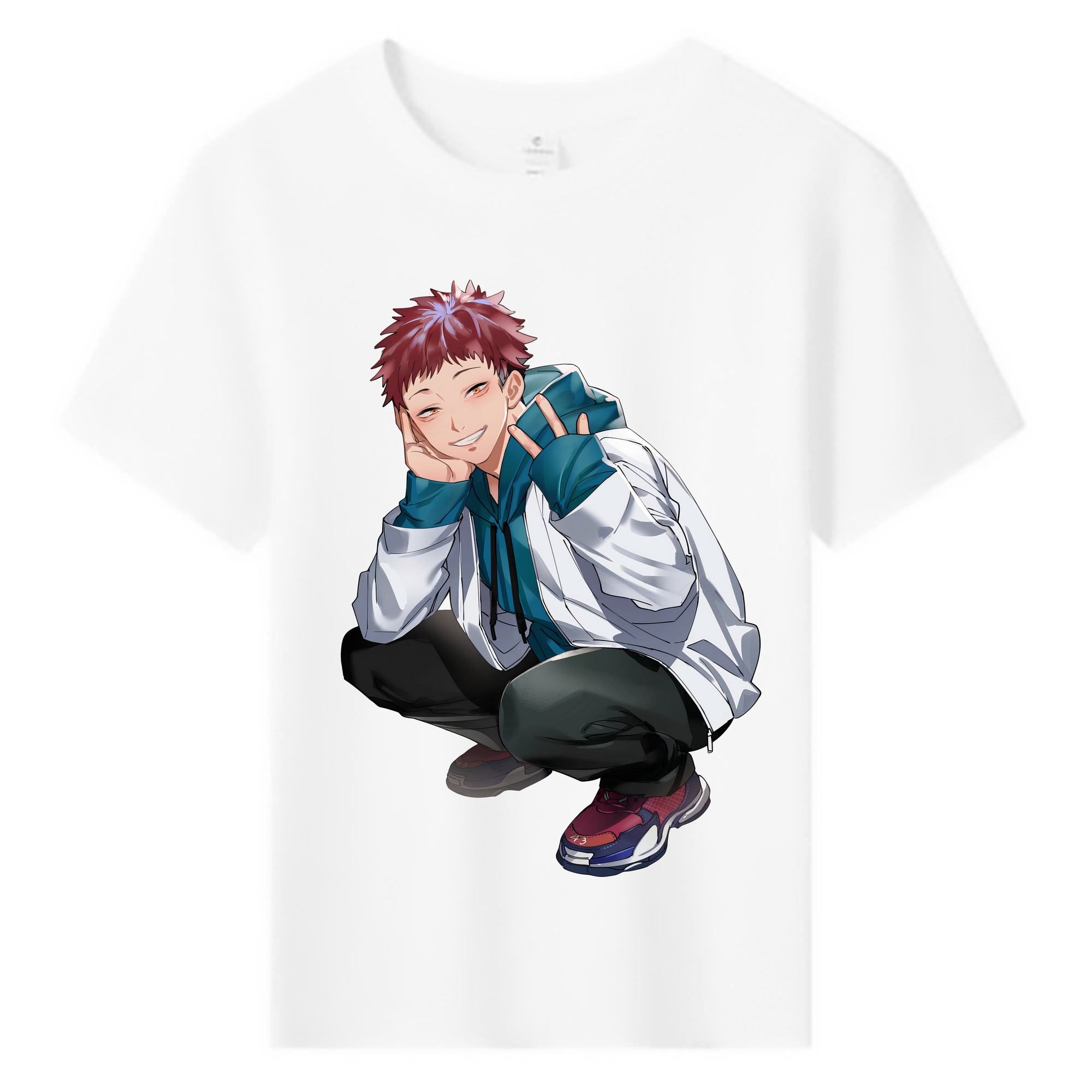 （画像用） 呪術廻戦 Jujutsu Kaisen 綿100％キッズTシャツ（フロントプリント）