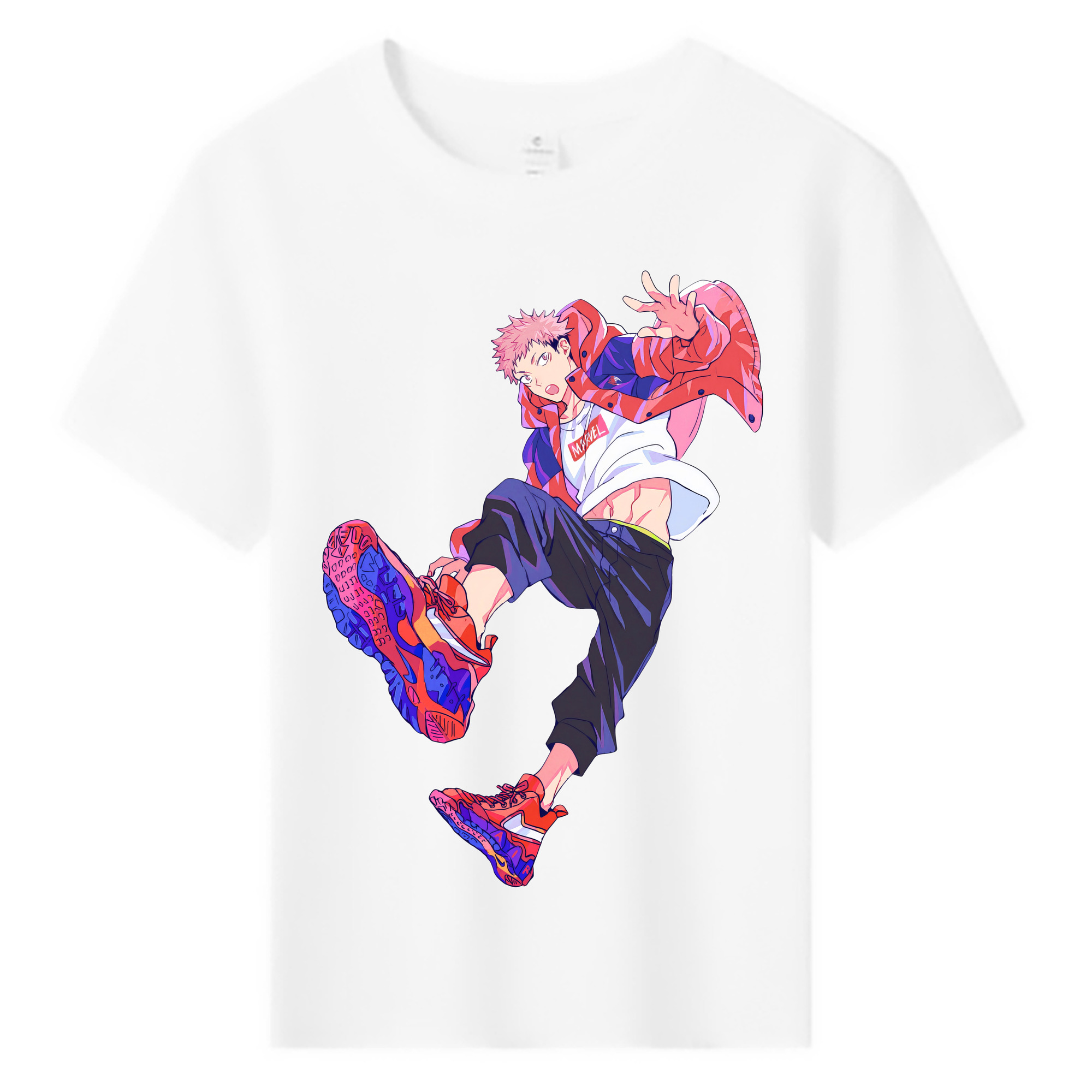 （画像用） 呪術廻戦 Jujutsu Kaisen 綿100％キッズTシャツ（フロントプリント）