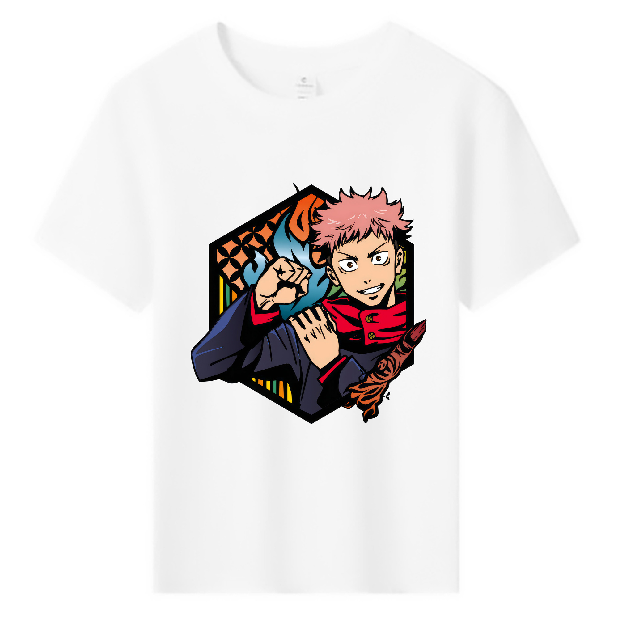 （画像用） 呪術廻戦 Jujutsu Kaisen 綿100％キッズTシャツ（フロントプリント）