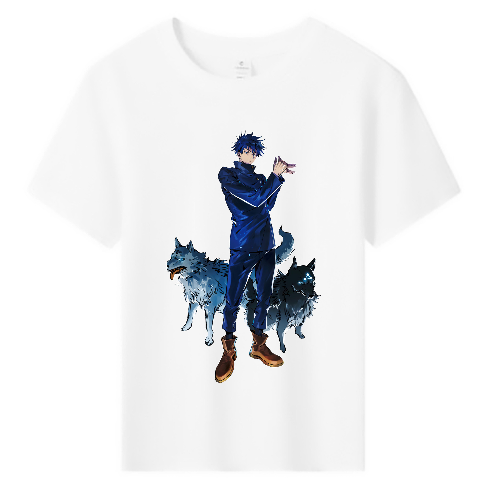 （画像用） 呪術廻戦 Jujutsu Kaisen 綿100％キッズTシャツ（フロントプリント）