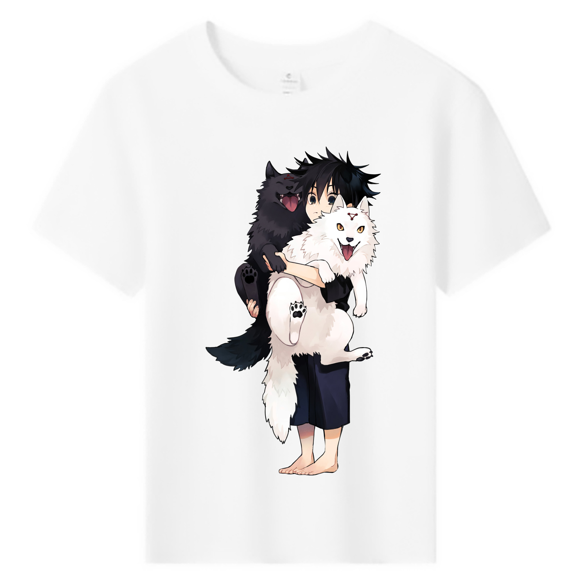 （画像用） 呪術廻戦 Jujutsu Kaisen 綿100％キッズTシャツ（フロントプリント）