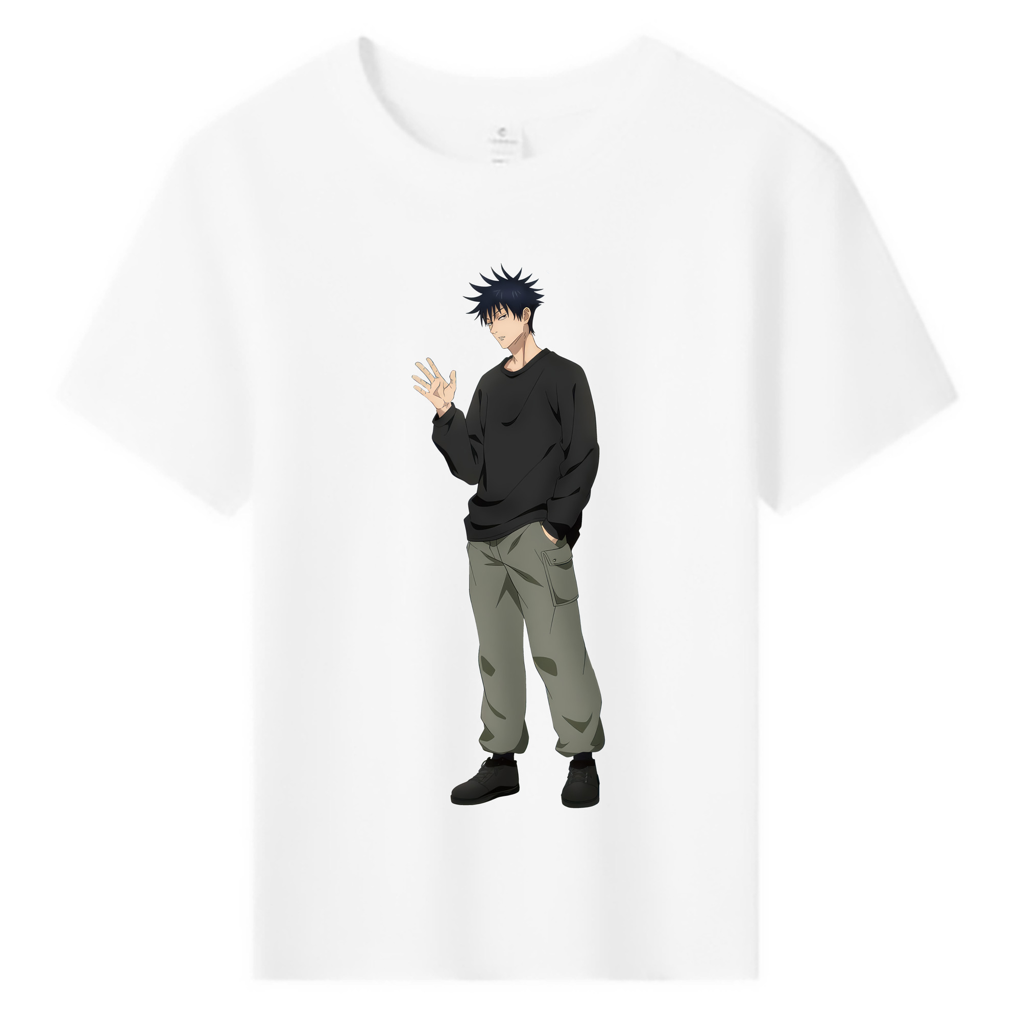 （画像用） 呪術廻戦 Jujutsu Kaisen 綿100％キッズTシャツ（フロントプリント）