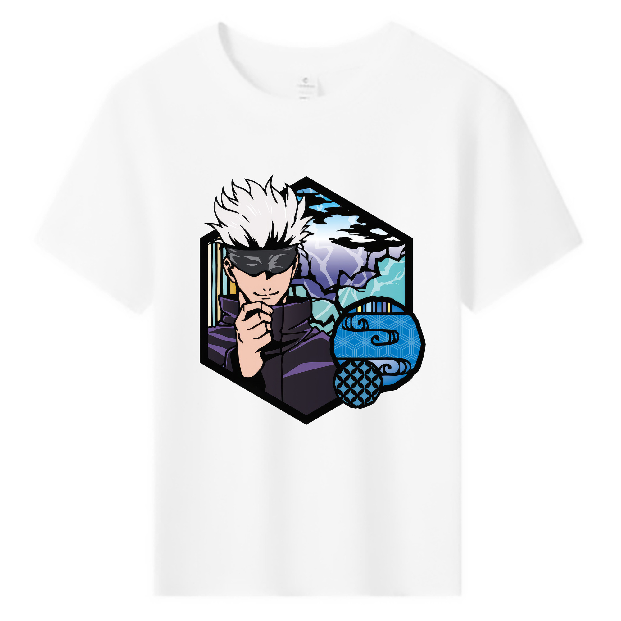 （画像用） 呪術廻戦 Jujutsu Kaisen 綿100％キッズTシャツ（フロントプリント）