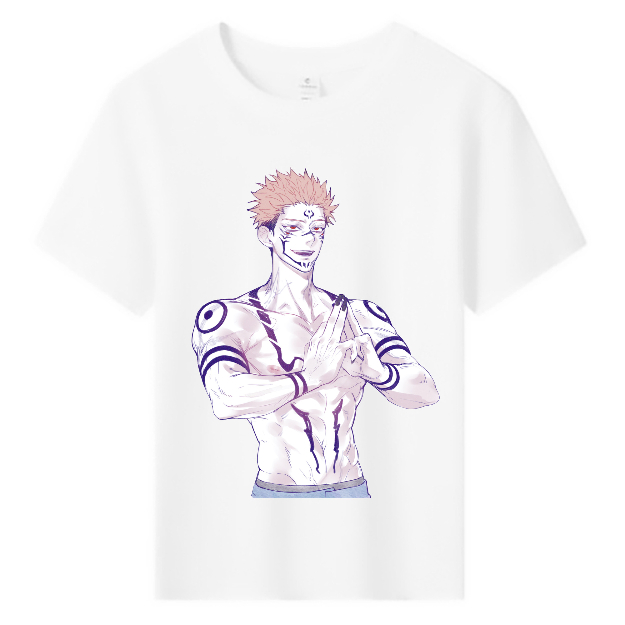 （画像用） 呪術廻戦 Jujutsu Kaisen 綿100％キッズTシャツ（フロントプリント）