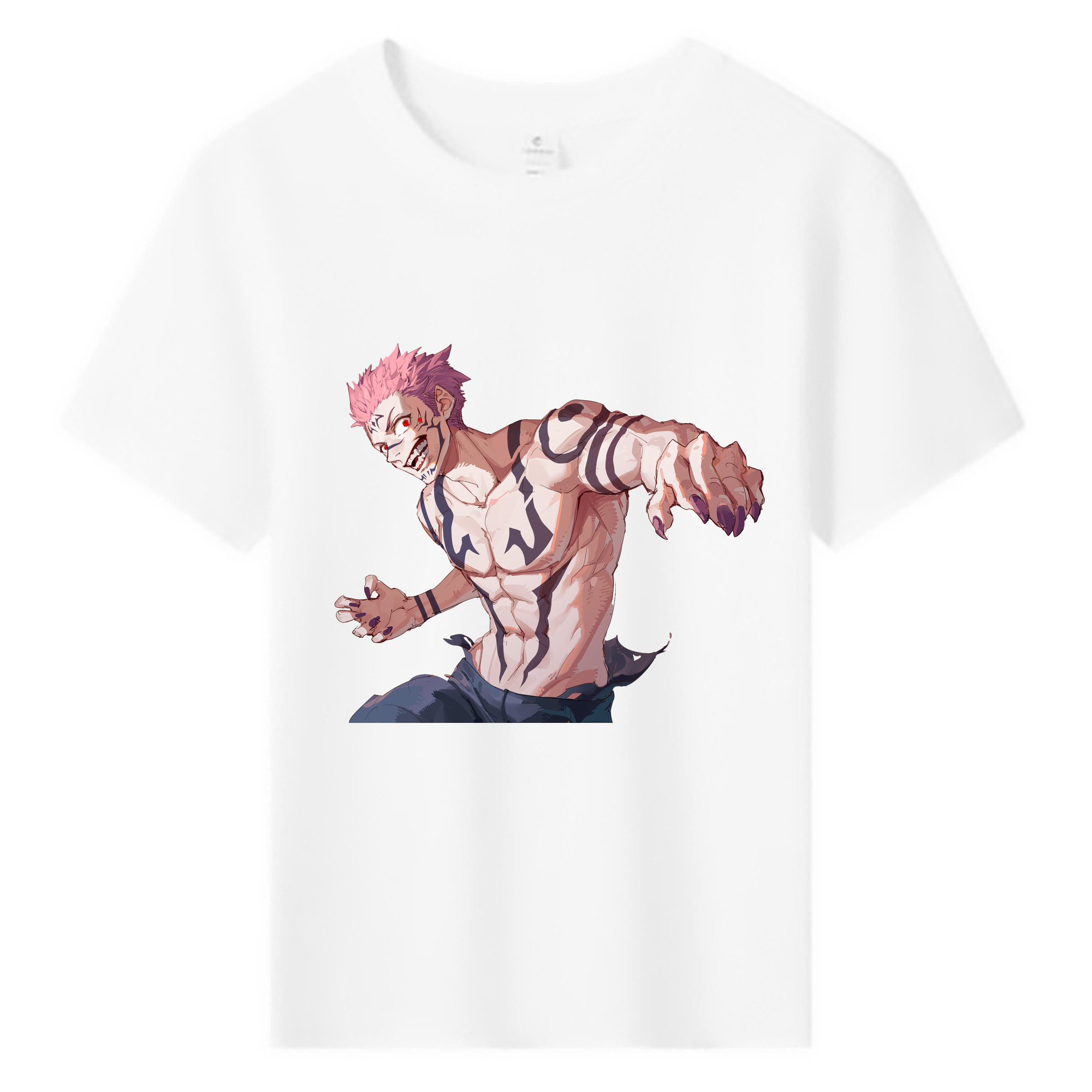 （画像用） 呪術廻戦 Jujutsu Kaisen 綿100％キッズTシャツ（フロントプリント）