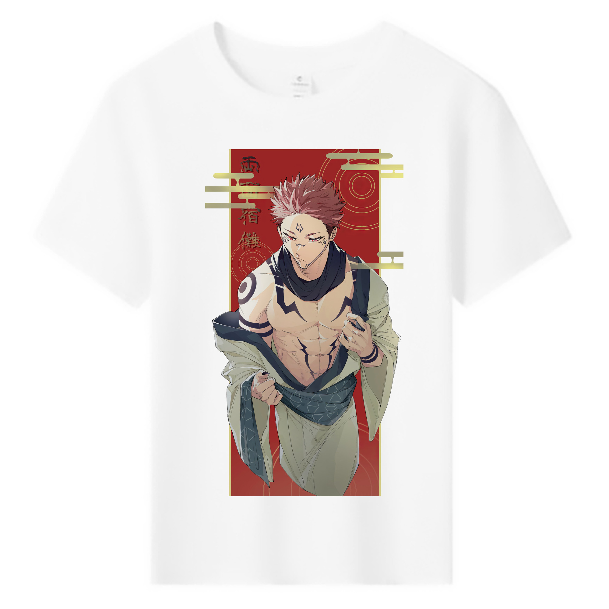 （画像用） 呪術廻戦 Jujutsu Kaisen 綿100％キッズTシャツ（フロントプリント）