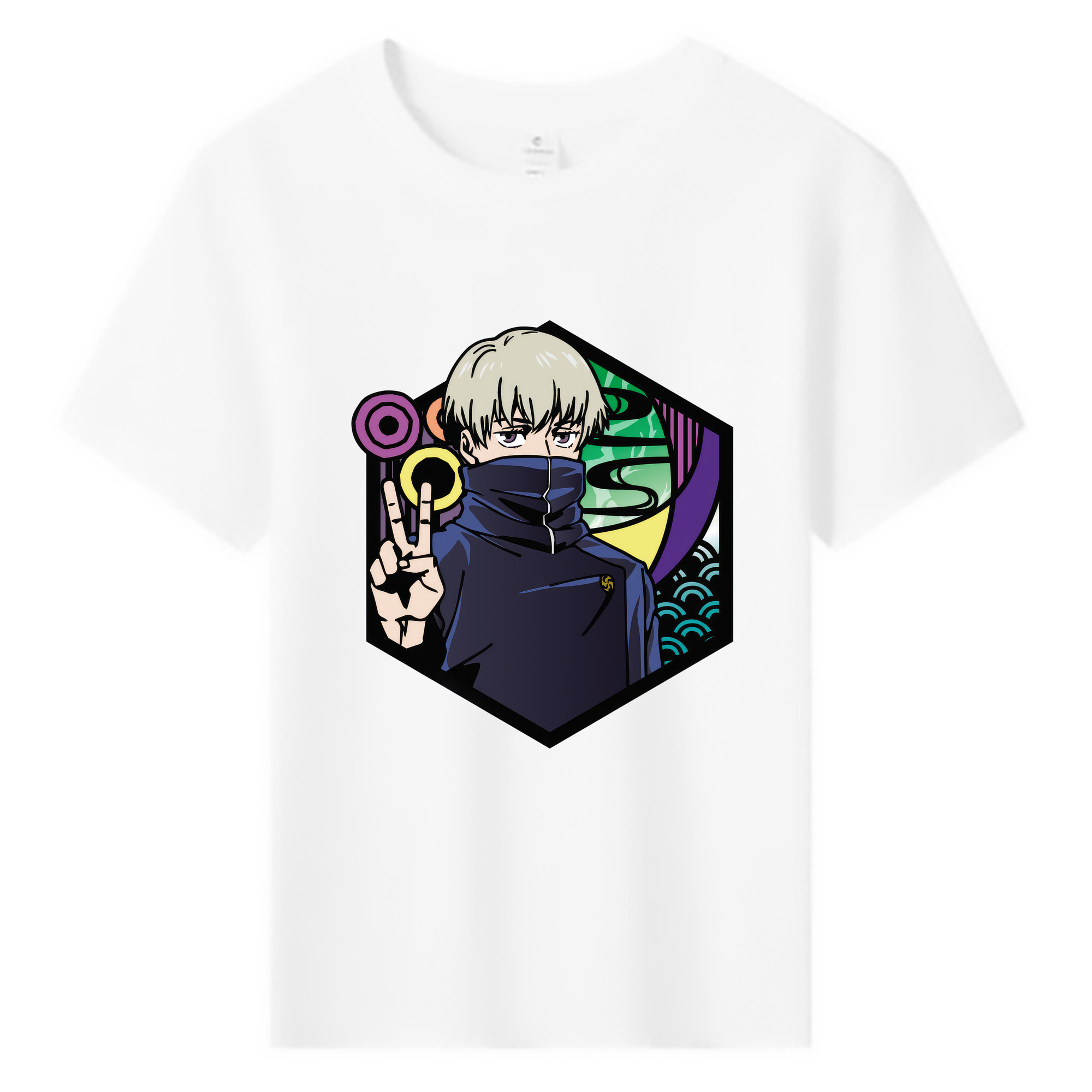 （画像用） 呪術廻戦 Jujutsu Kaisen 綿100％キッズTシャツ（フロントプリント）