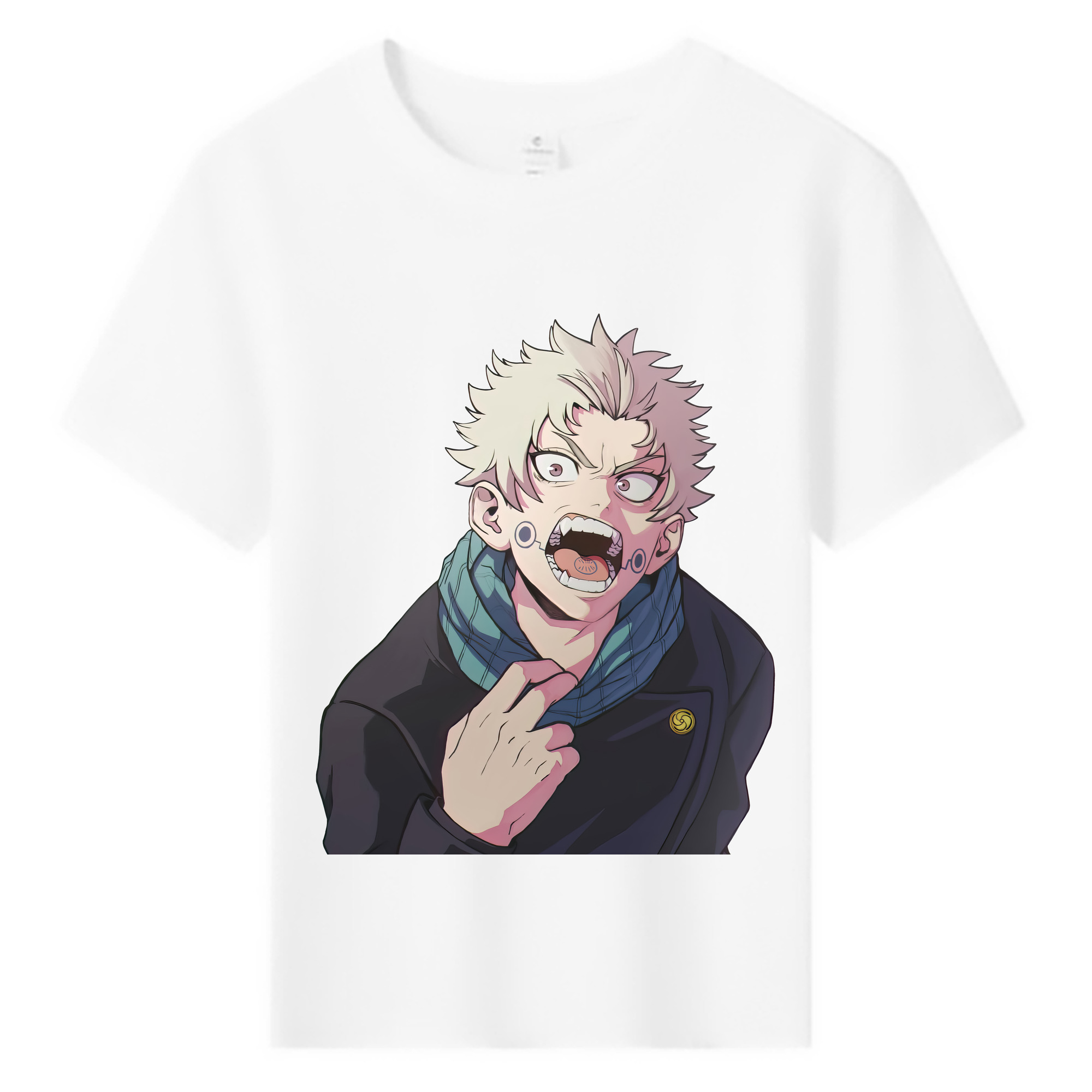 （画像用） 呪術廻戦 Jujutsu Kaisen 綿100％キッズTシャツ（フロントプリント）