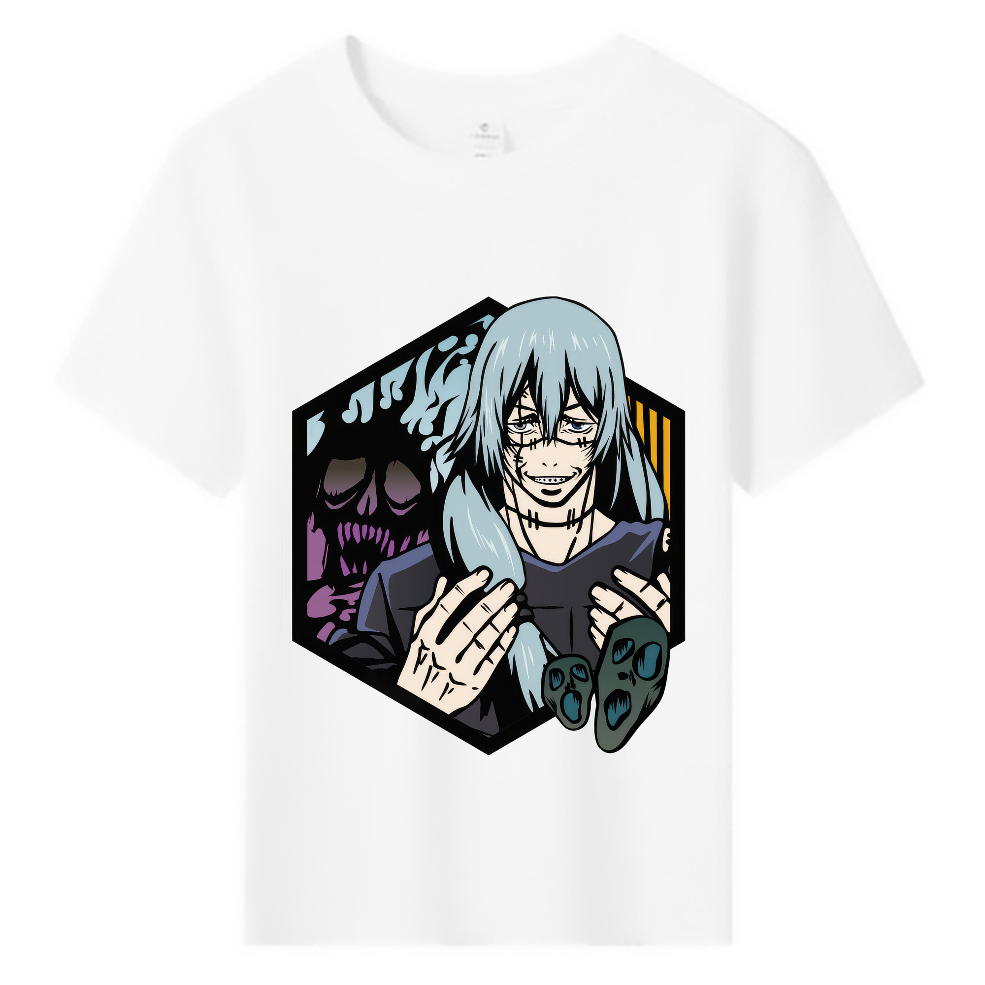 （画像用） 呪術廻戦 Jujutsu Kaisen 綿100％キッズTシャツ（フロントプリント）