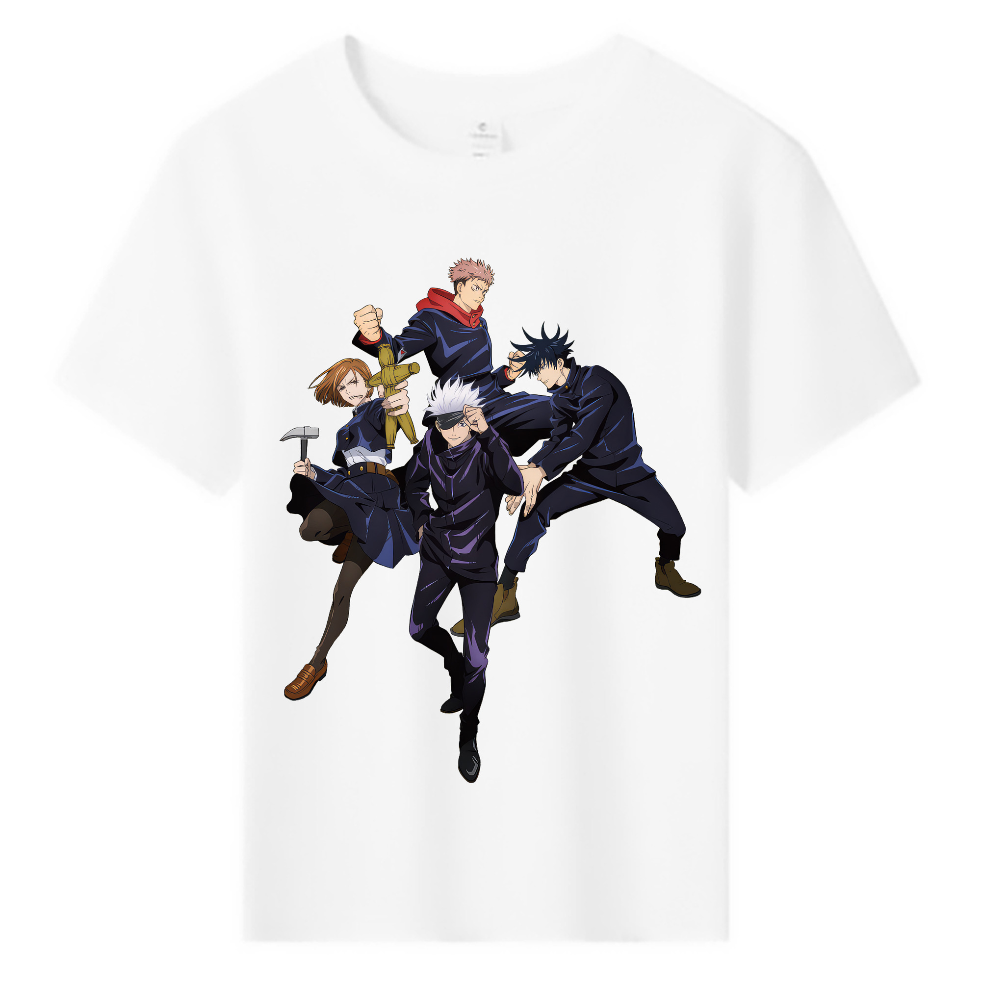 （画像用） 呪術廻戦 Jujutsu Kaisen 綿100％キッズTシャツ（フロントプリント）
