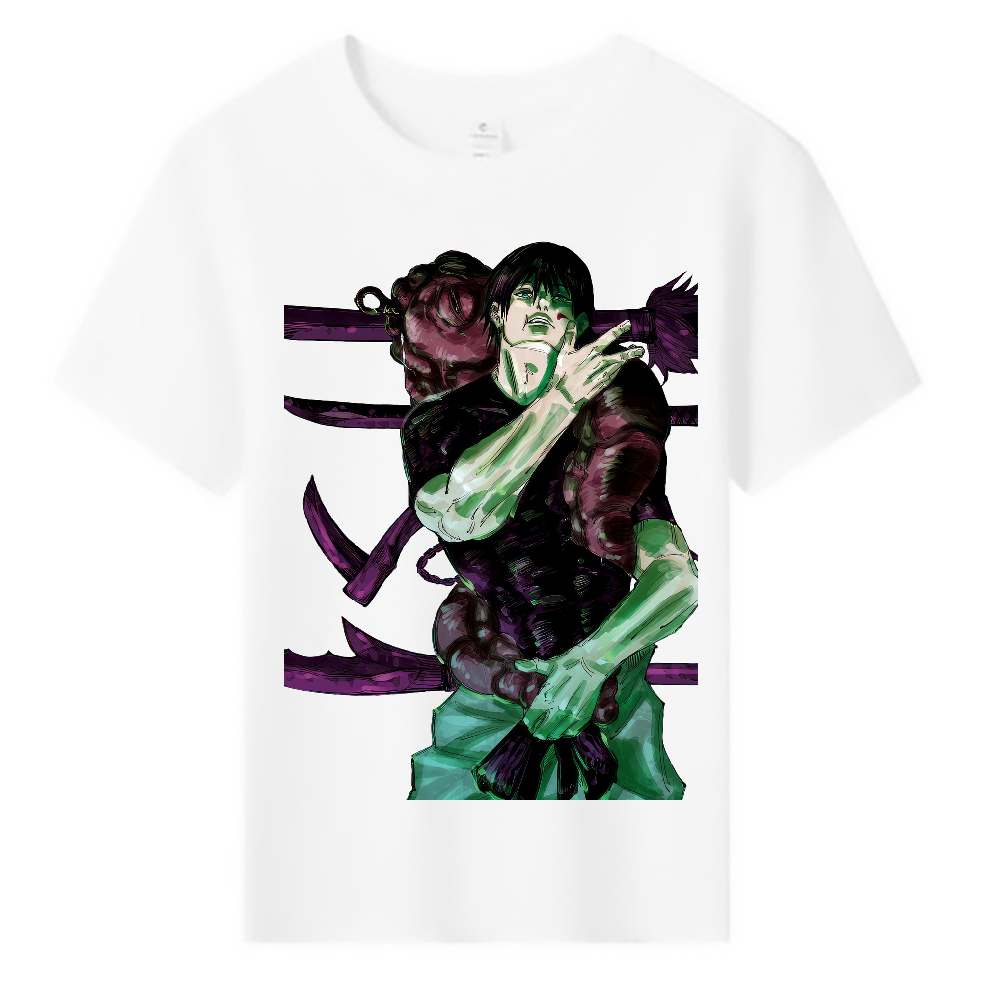 （画像用） 呪術廻戦 Jujutsu Kaisen 綿100％キッズTシャツ（フロントプリント）