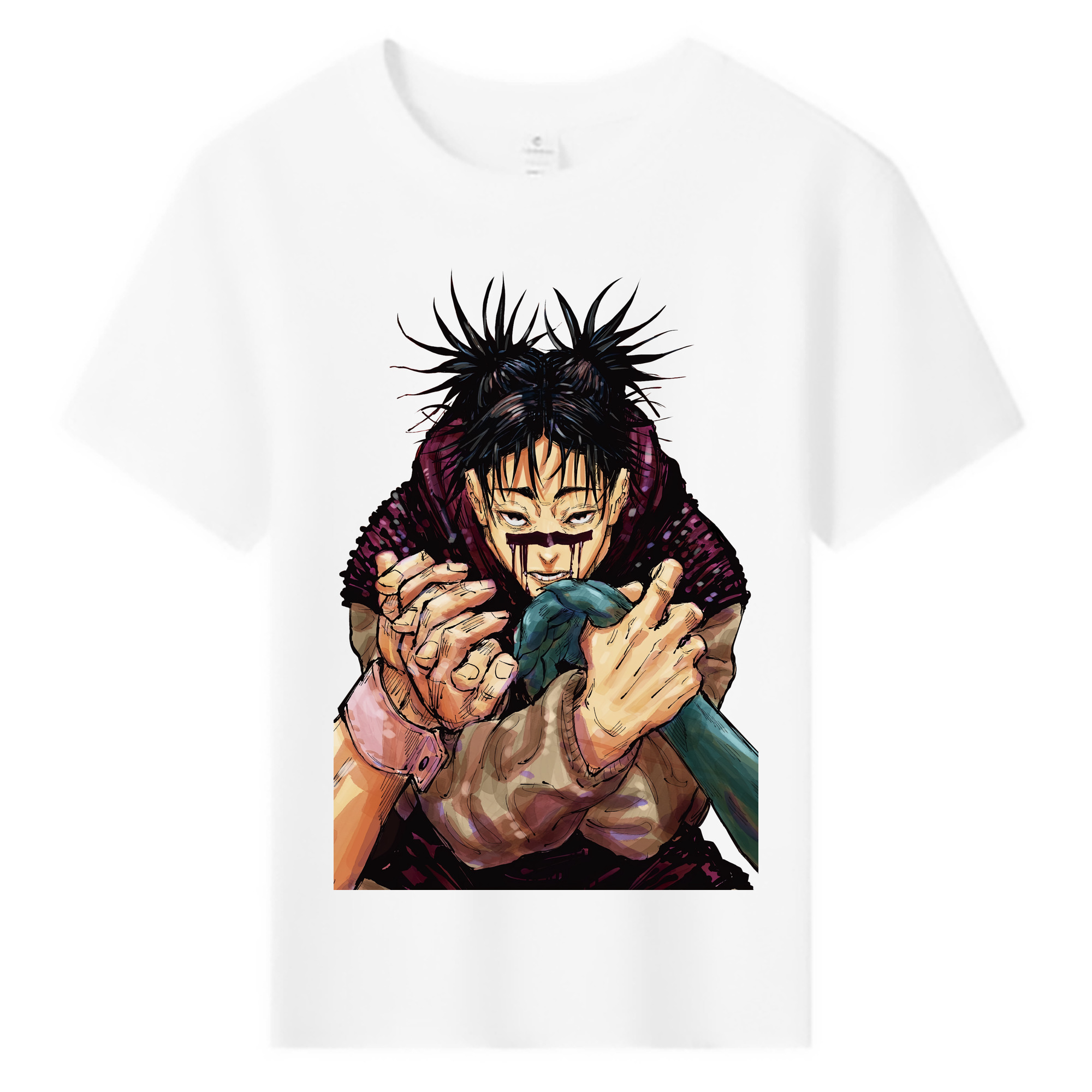 （画像用） 呪術廻戦 Jujutsu Kaisen 綿100％キッズTシャツ（フロントプリント）