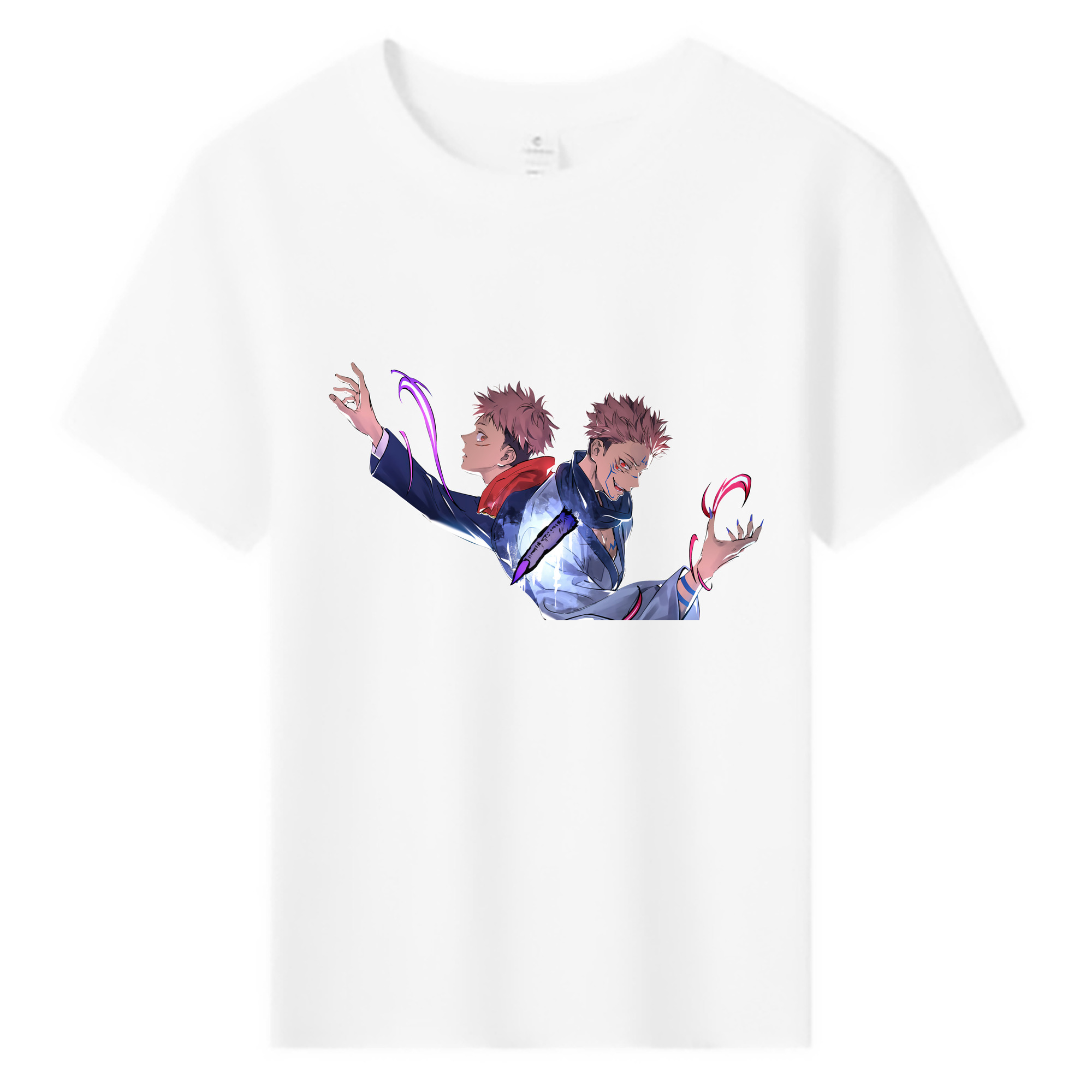 （画像用） 呪術廻戦 Jujutsu Kaisen 綿100％キッズTシャツ（フロントプリント）