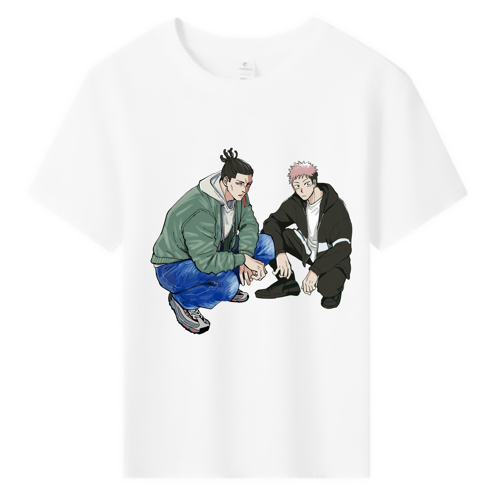 （画像用） 呪術廻戦 Jujutsu Kaisen 綿100％キッズTシャツ（フロントプリント）