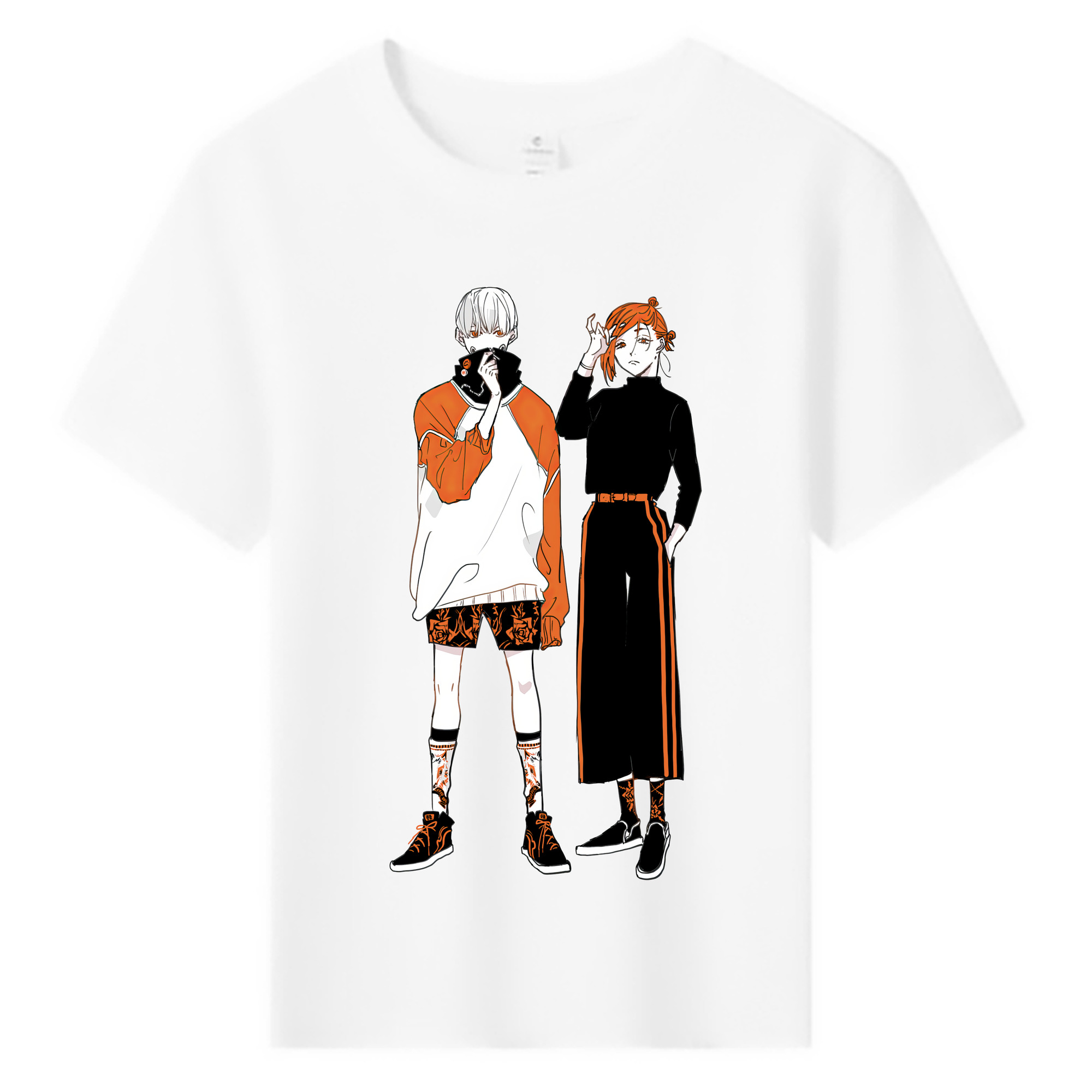 （画像用） 呪術廻戦 Jujutsu Kaisen 綿100％キッズTシャツ（フロントプリント）