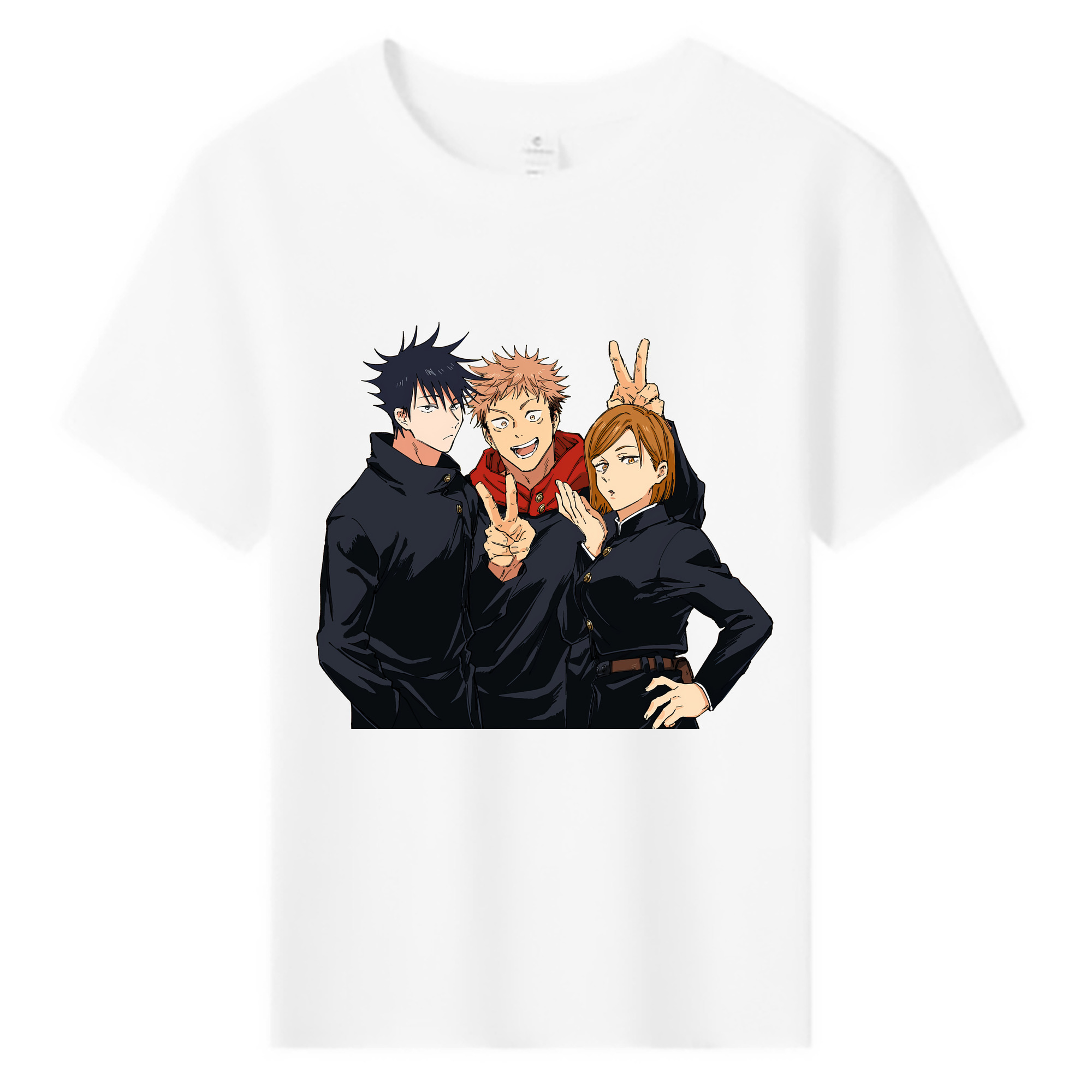 （画像用） 呪術廻戦 Jujutsu Kaisen 綿100％キッズTシャツ（フロントプリント）