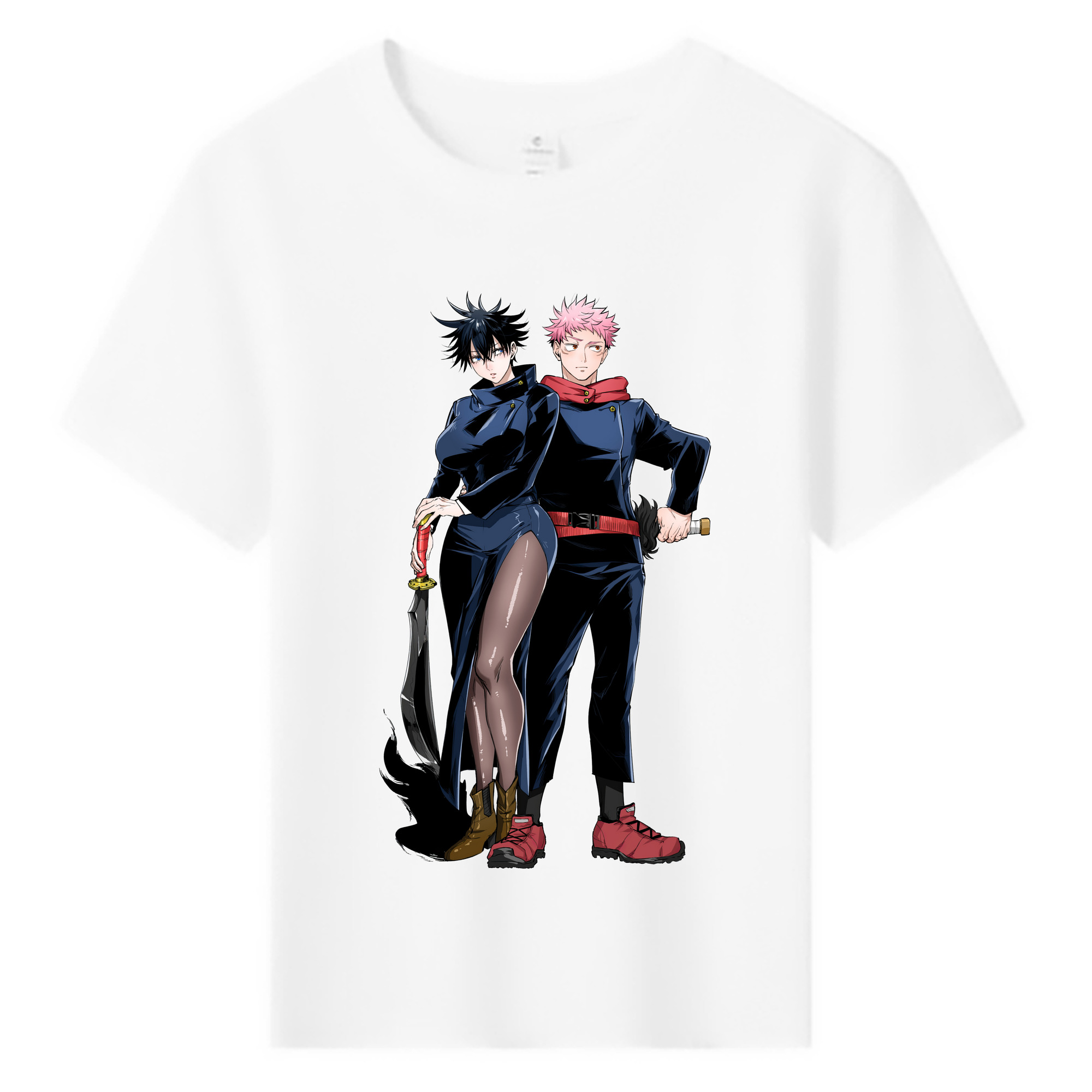 （画像用） 呪術廻戦 Jujutsu Kaisen 綿100％キッズTシャツ（フロントプリント）