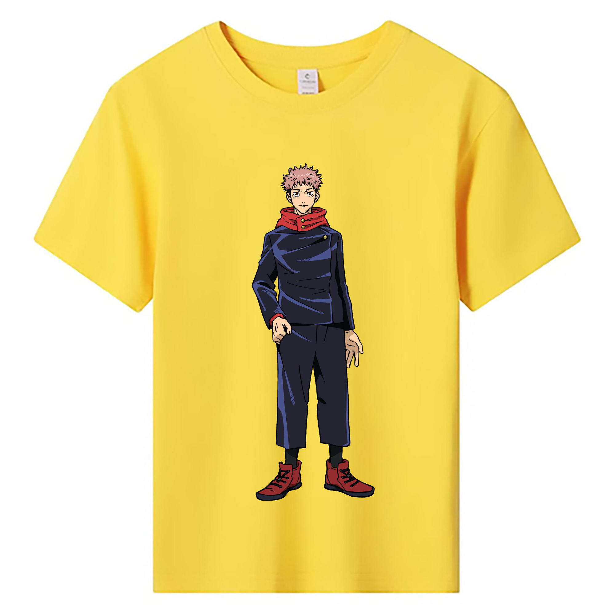 （画像用） 呪術廻戦 Jujutsu Kaisen 綿100％キッズTシャツ（フロントプリント）