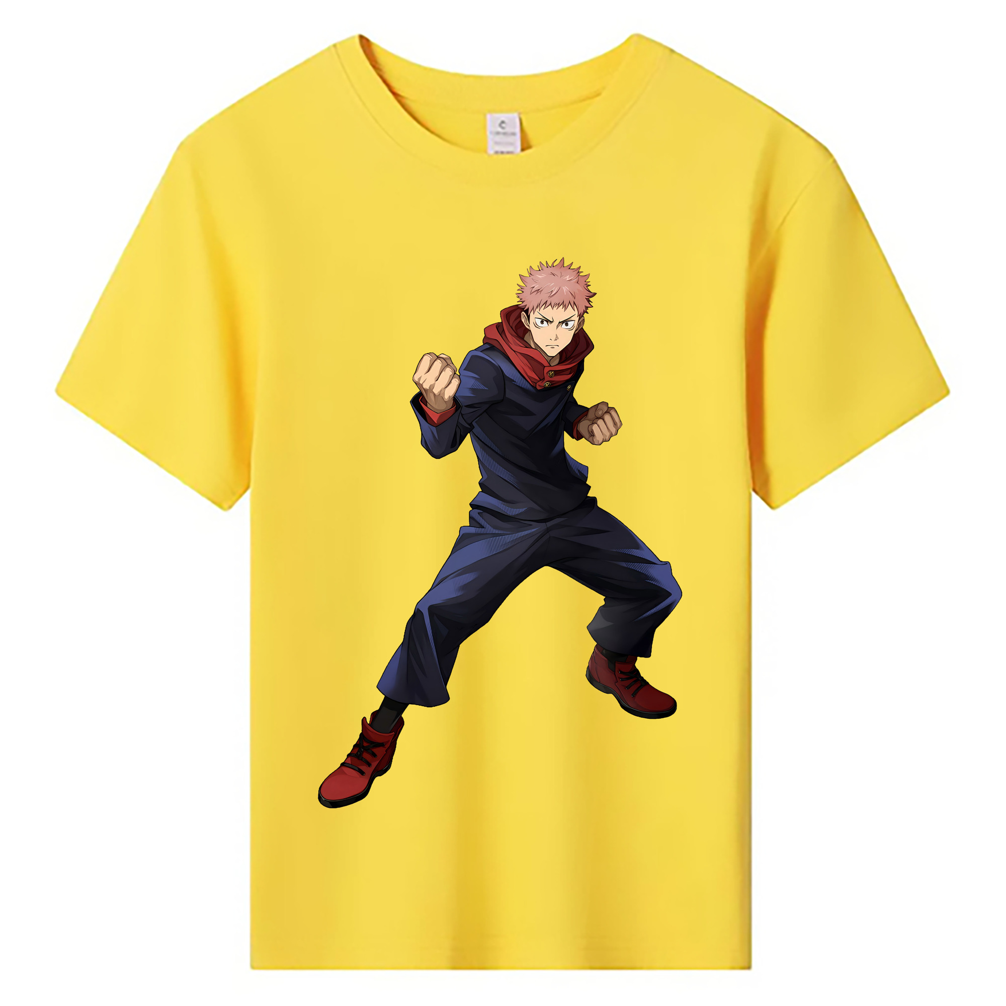 （画像用） 呪術廻戦 Jujutsu Kaisen 綿100％キッズTシャツ（フロントプリント）