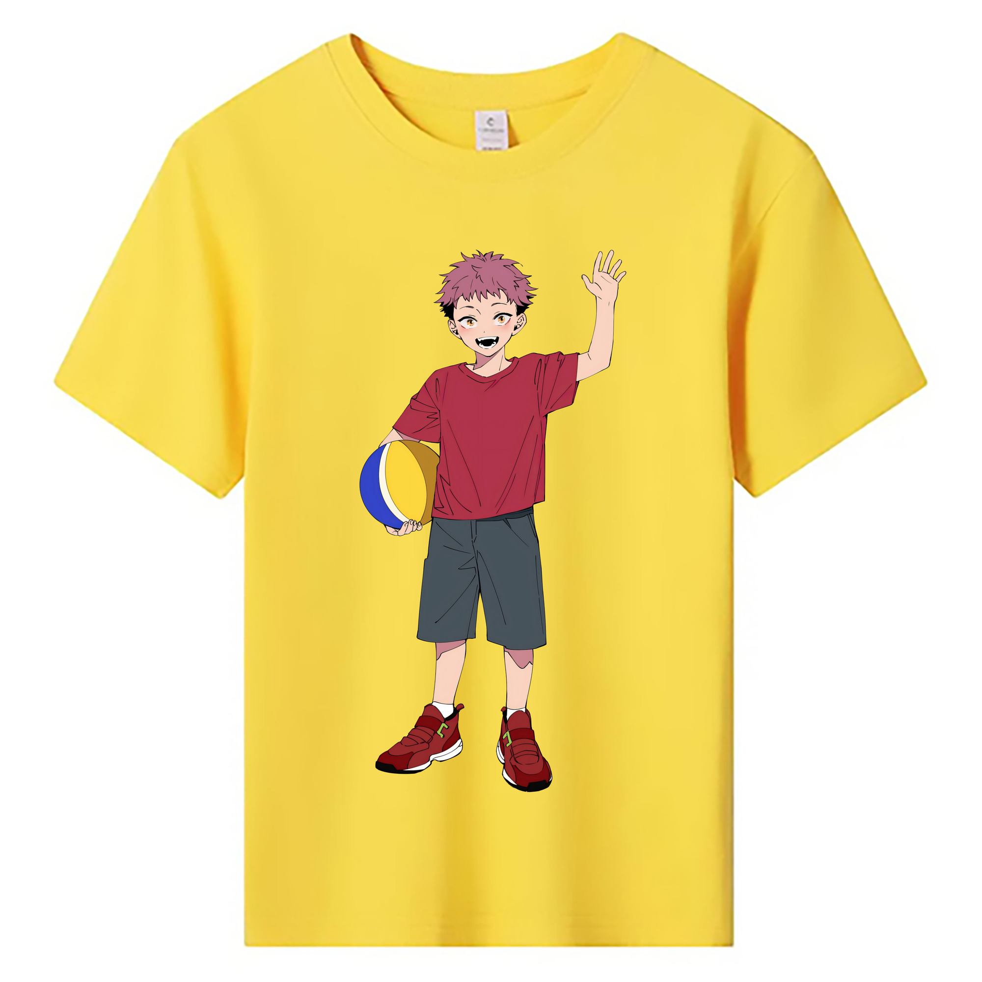 （画像用） 呪術廻戦 Jujutsu Kaisen 綿100％キッズTシャツ（フロントプリント）