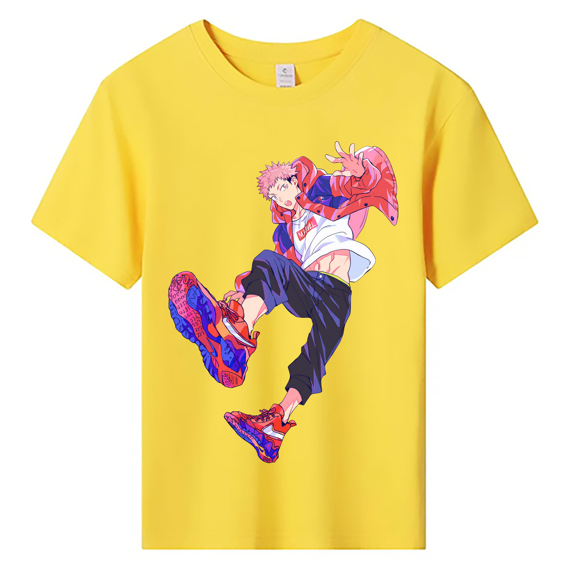 （画像用） 呪術廻戦 Jujutsu Kaisen 綿100％キッズTシャツ（フロントプリント）