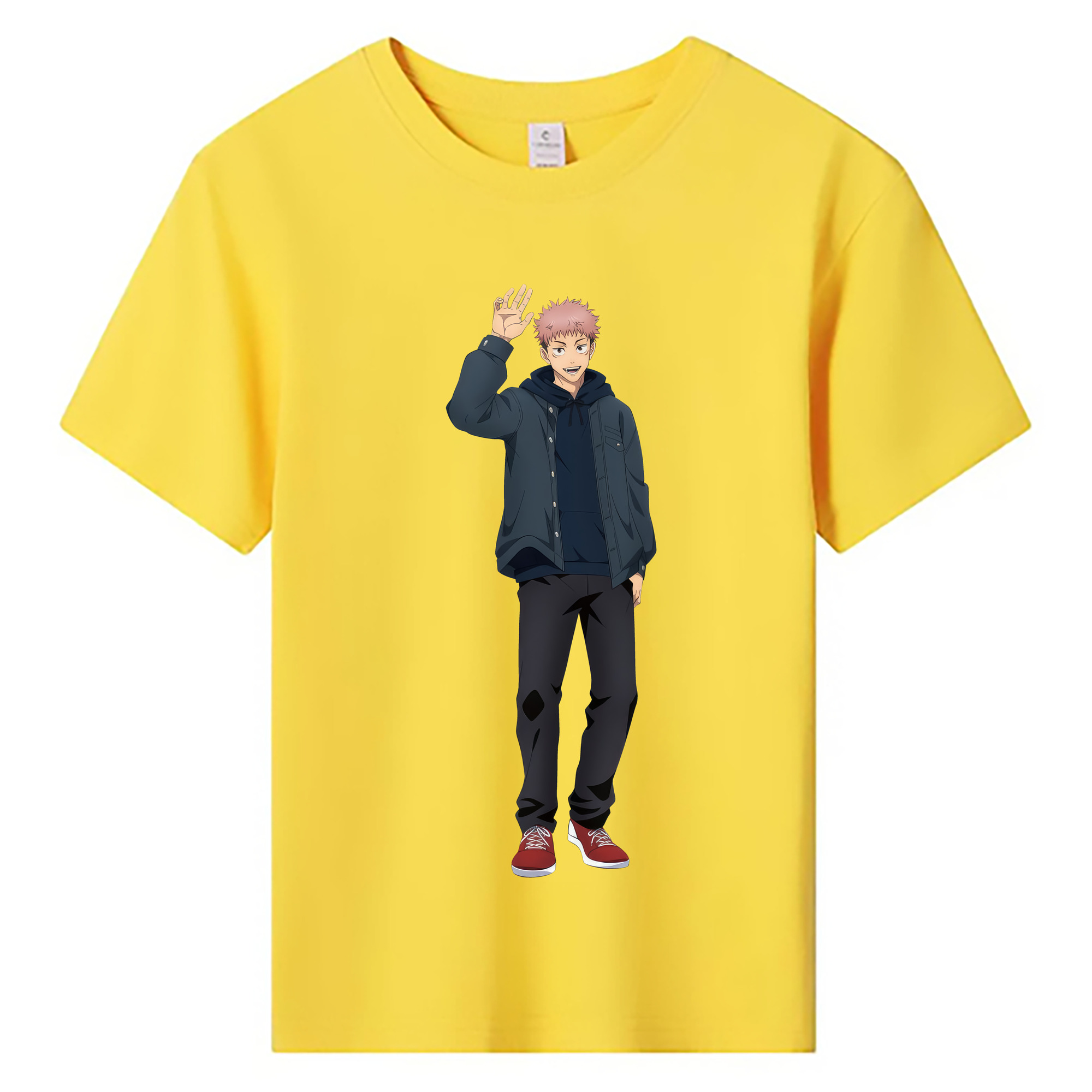 （画像用） 呪術廻戦 Jujutsu Kaisen 綿100％キッズTシャツ（フロントプリント）